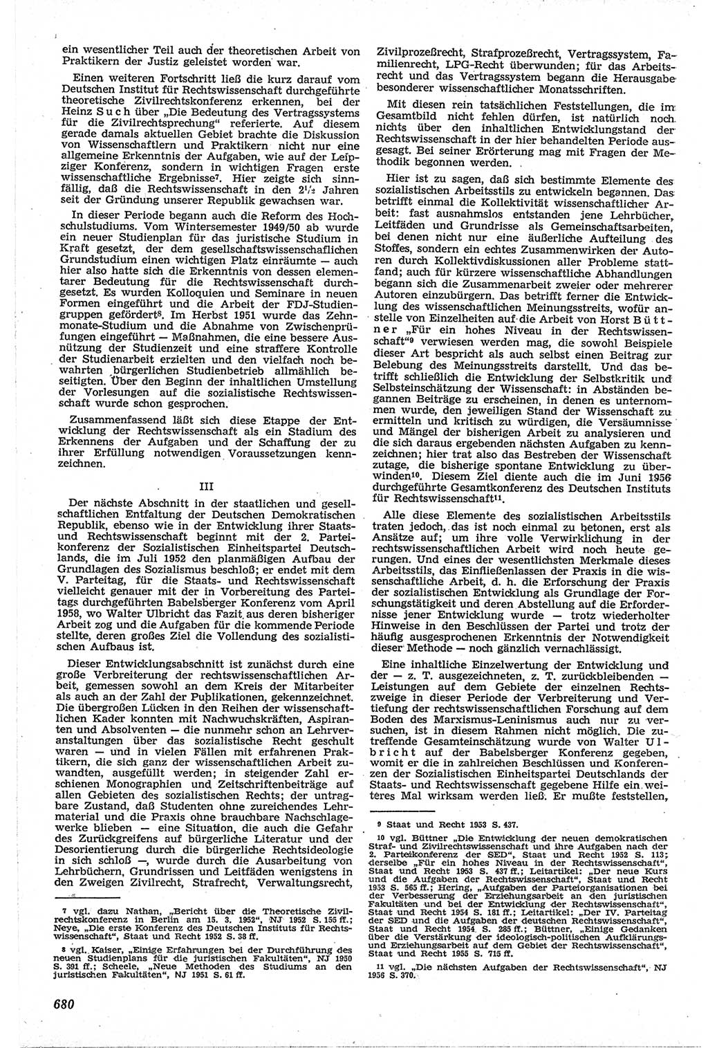Neue Justiz (NJ), Zeitschrift für Recht und Rechtswissenschaft [Deutsche Demokratische Republik (DDR)], 13. Jahrgang 1959, Seite 680 (NJ DDR 1959, S. 680)