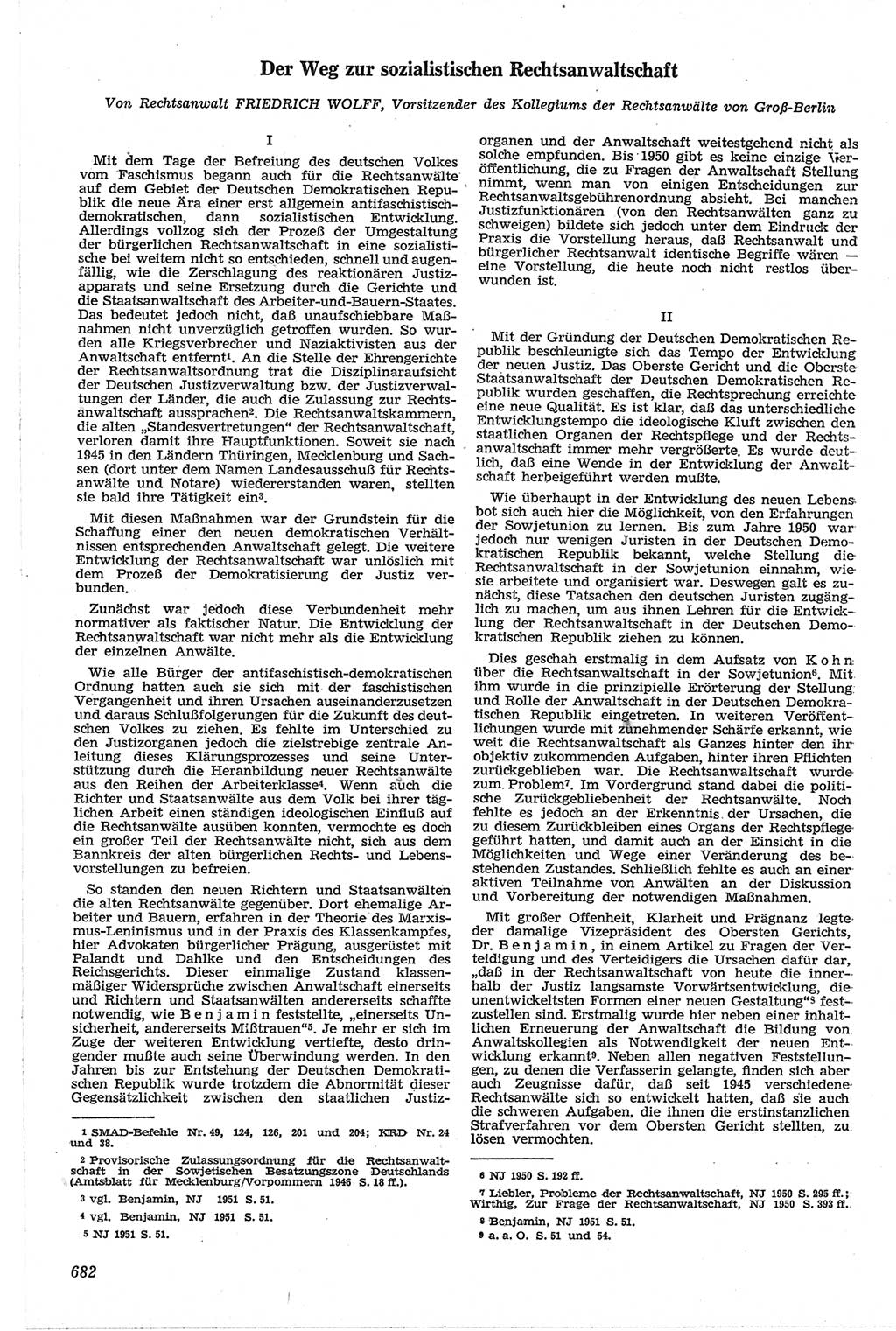 Neue Justiz (NJ), Zeitschrift für Recht und Rechtswissenschaft [Deutsche Demokratische Republik (DDR)], 13. Jahrgang 1959, Seite 682 (NJ DDR 1959, S. 682)