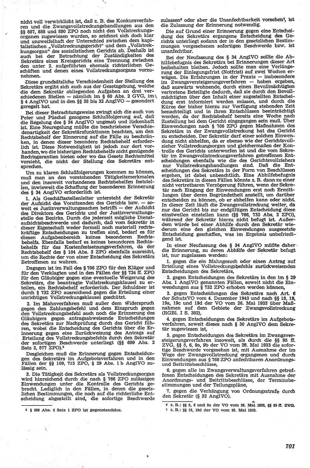 Neue Justiz (NJ), Zeitschrift für Recht und Rechtswissenschaft [Deutsche Demokratische Republik (DDR)], 13. Jahrgang 1959, Seite 701 (NJ DDR 1959, S. 701)