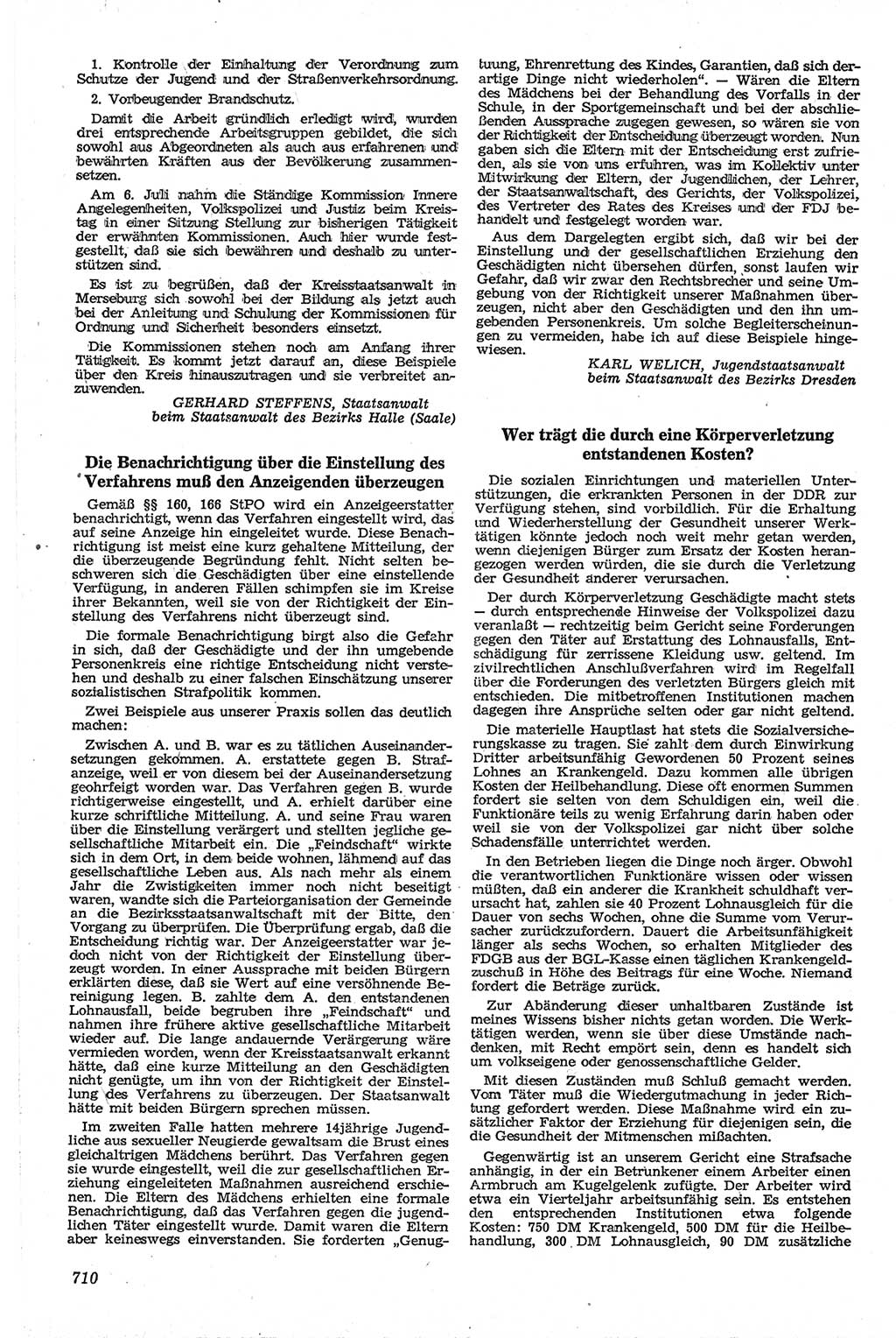 Neue Justiz (NJ), Zeitschrift für Recht und Rechtswissenschaft [Deutsche Demokratische Republik (DDR)], 13. Jahrgang 1959, Seite 710 (NJ DDR 1959, S. 710)