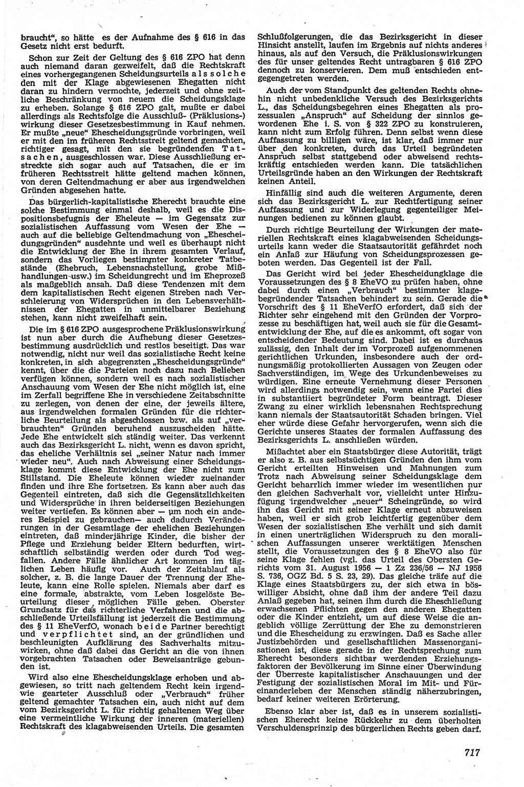 Neue Justiz (NJ), Zeitschrift für Recht und Rechtswissenschaft [Deutsche Demokratische Republik (DDR)], 13. Jahrgang 1959, Seite 717 (NJ DDR 1959, S. 717)