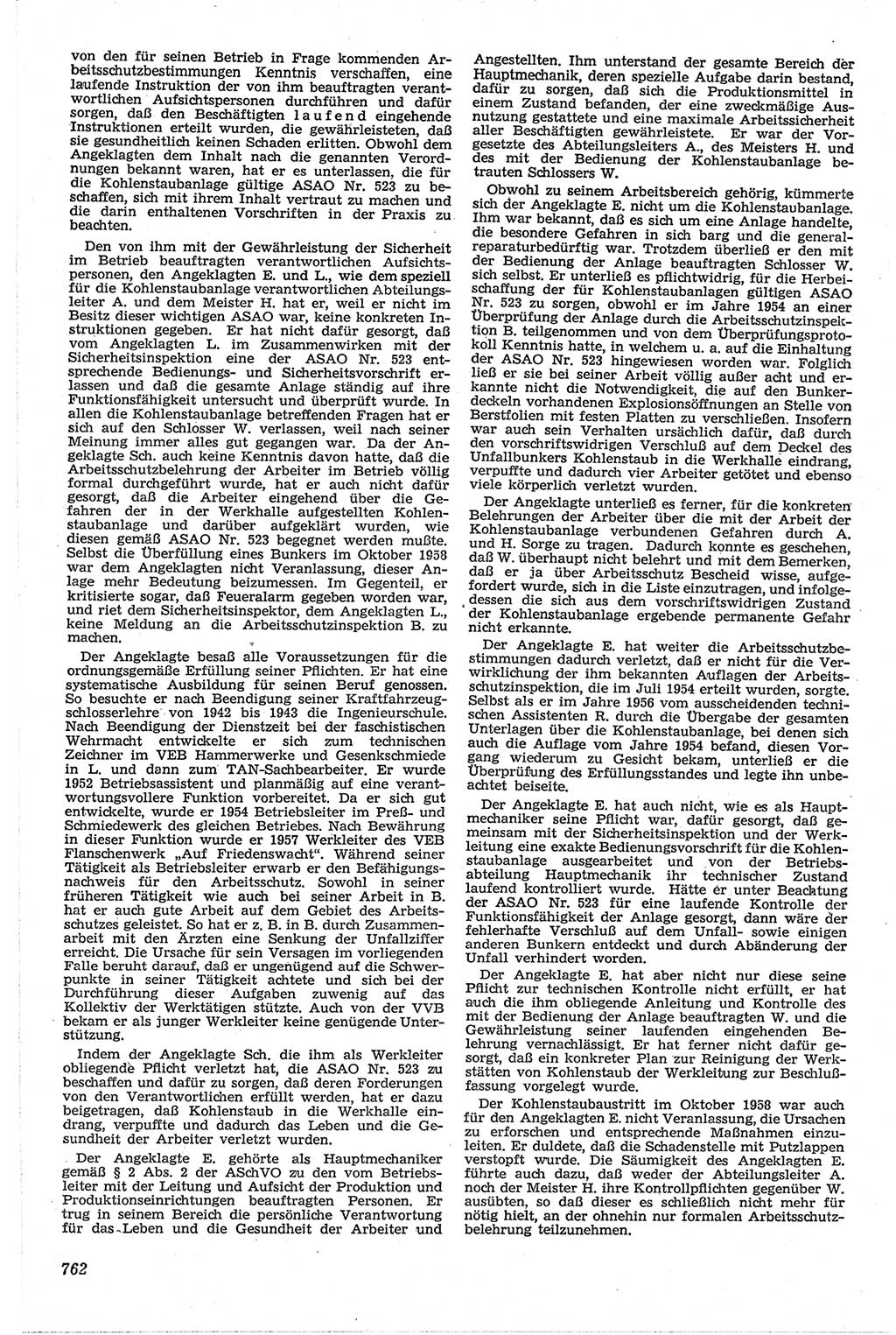Neue Justiz (NJ), Zeitschrift für Recht und Rechtswissenschaft [Deutsche Demokratische Republik (DDR)], 13. Jahrgang 1959, Seite 762 (NJ DDR 1959, S. 762)