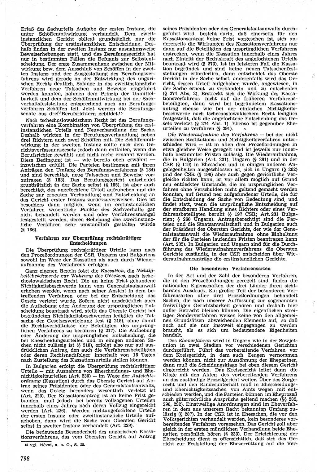 Neue Justiz (NJ), Zeitschrift für Recht und Rechtswissenschaft [Deutsche Demokratische Republik (DDR)], 13. Jahrgang 1959, Seite 798 (NJ DDR 1959, S. 798)