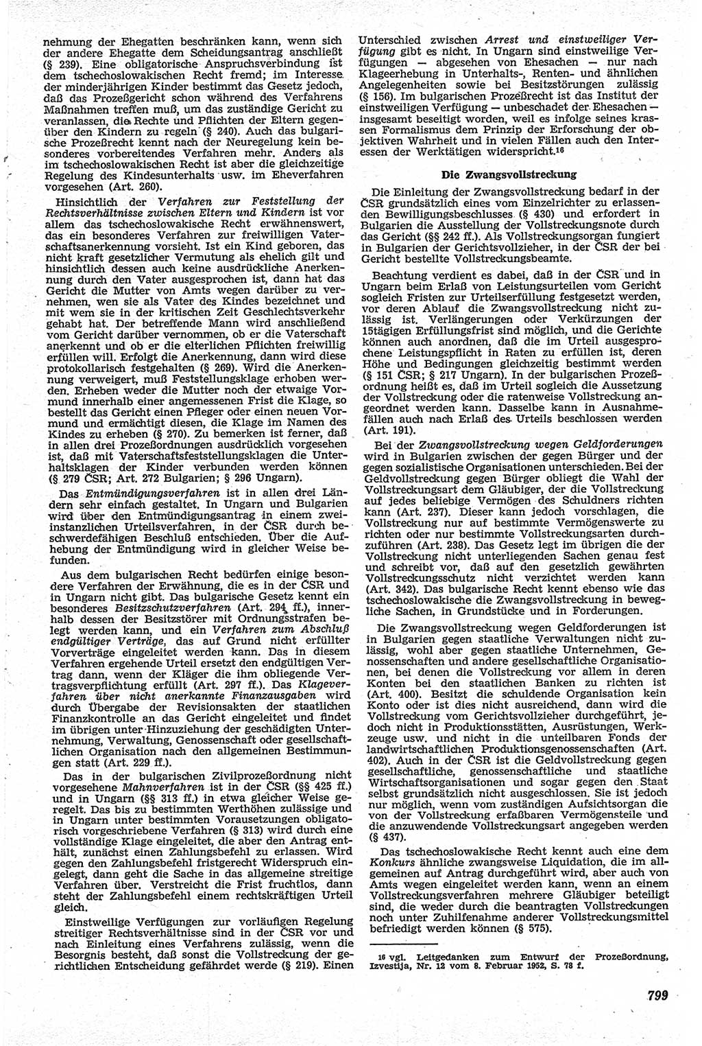 Neue Justiz (NJ), Zeitschrift für Recht und Rechtswissenschaft [Deutsche Demokratische Republik (DDR)], 13. Jahrgang 1959, Seite 799 (NJ DDR 1959, S. 799)