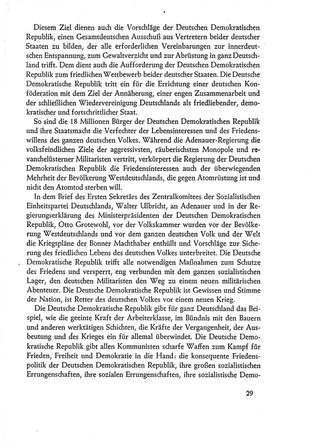 Dokumente der Sozialistischen Einheitspartei Deutschlands (SED) [Deutsche Demokratische Republik (DDR)] 1960-1961, Seite 29 (Dok. SED DDR 1960-1961, S. 29)