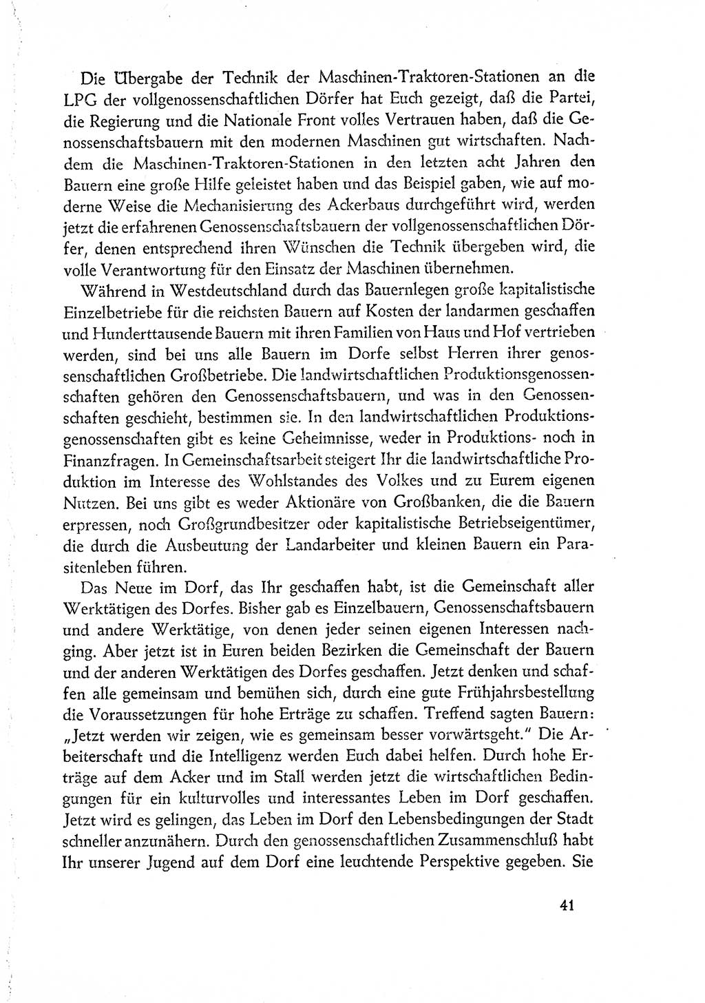 Dokumente der Sozialistischen Einheitspartei Deutschlands (SED) [Deutsche Demokratische Republik (DDR)] 1960-1961, Seite 41 (Dok. SED DDR 1960-1961, S. 41)