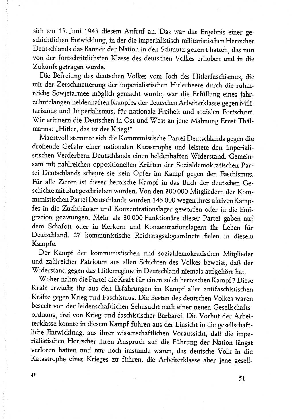 Dokumente der Sozialistischen Einheitspartei Deutschlands (SED) [Deutsche Demokratische Republik (DDR)] 1960-1961, Seite 51 (Dok. SED DDR 1960-1961, S. 51)
