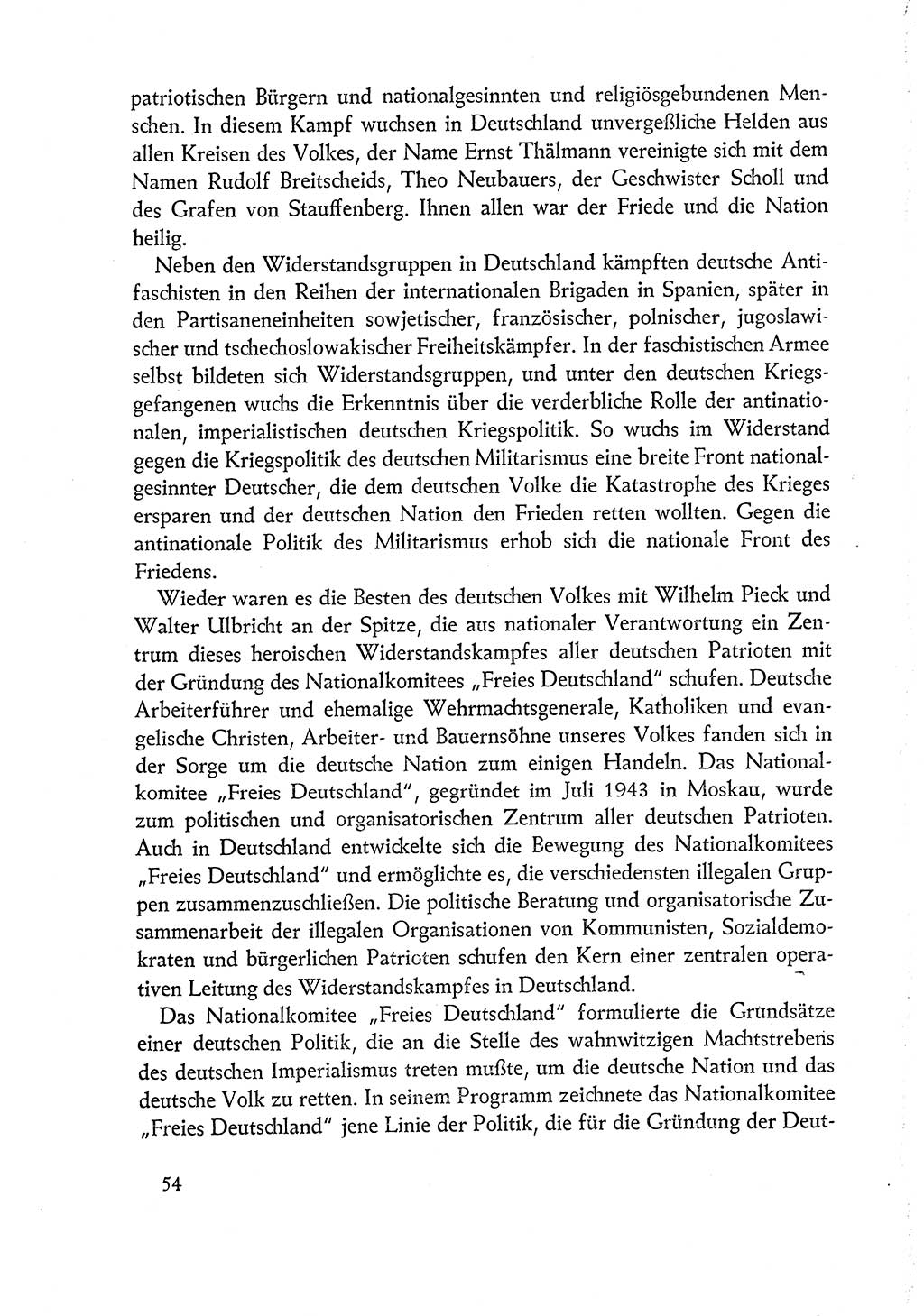 Dokumente der Sozialistischen Einheitspartei Deutschlands (SED) [Deutsche Demokratische Republik (DDR)] 1960-1961, Seite 54 (Dok. SED DDR 1960-1961, S. 54)