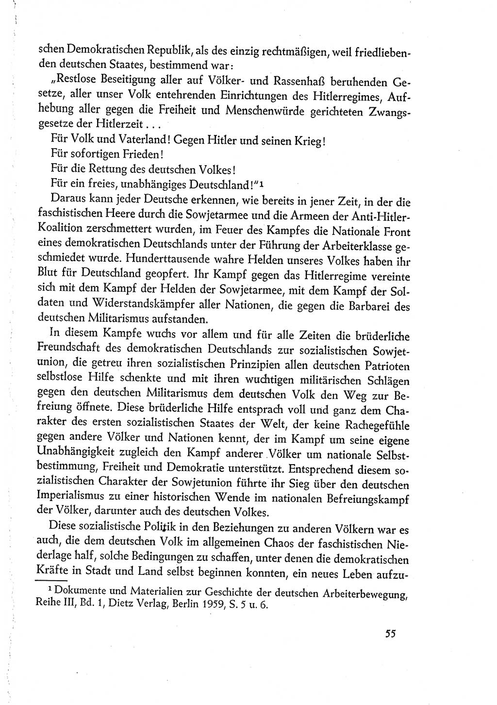 Dokumente der Sozialistischen Einheitspartei Deutschlands (SED) [Deutsche Demokratische Republik (DDR)] 1960-1961, Seite 55 (Dok. SED DDR 1960-1961, S. 55)