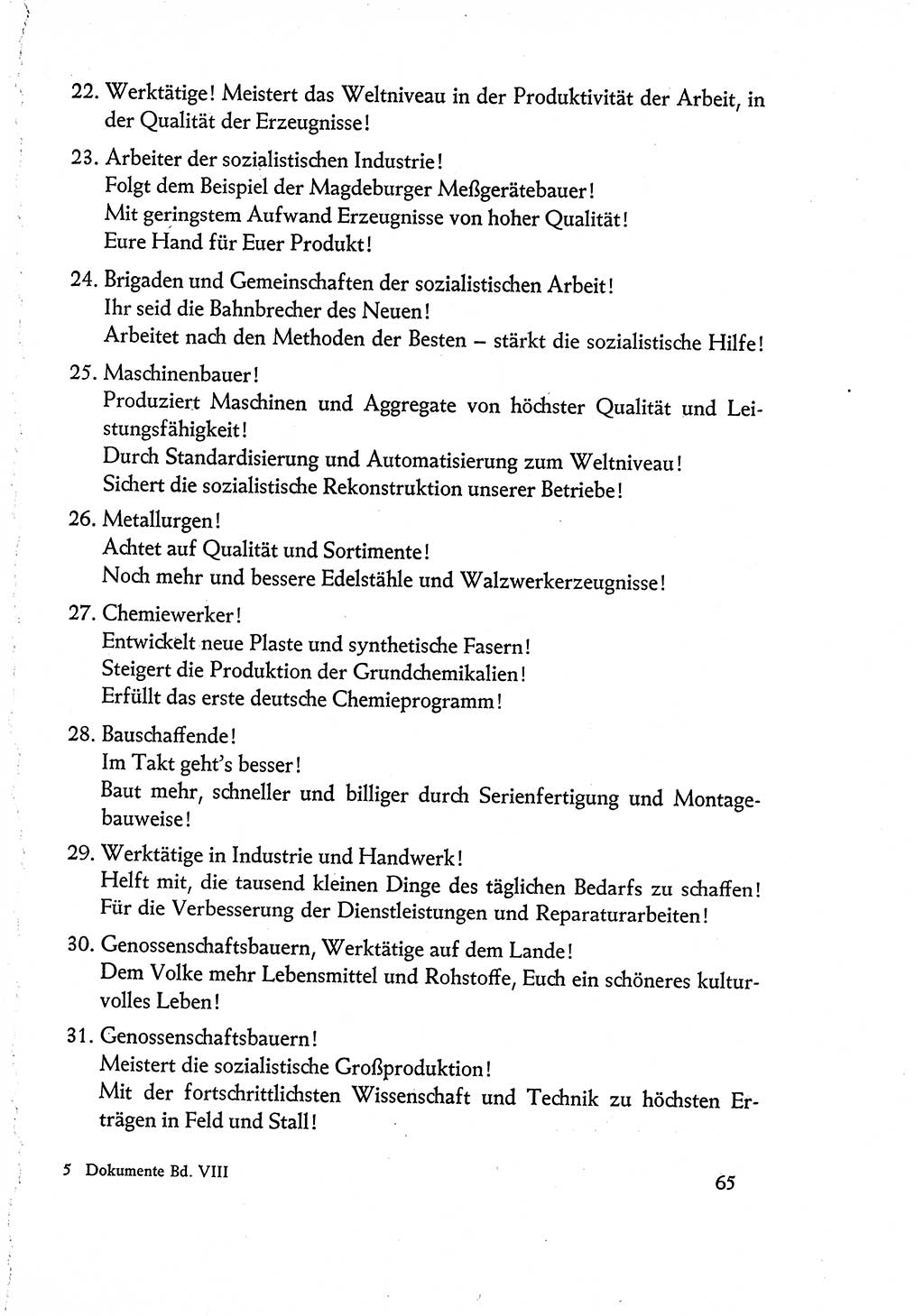 Dokumente der Sozialistischen Einheitspartei Deutschlands (SED) [Deutsche Demokratische Republik (DDR)] 1960-1961, Seite 65 (Dok. SED DDR 1960-1961, S. 65)