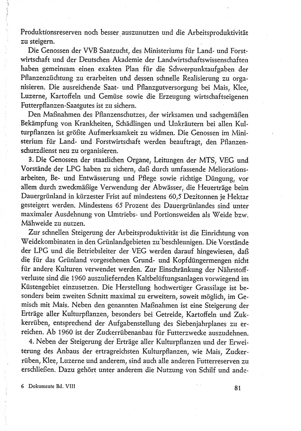 Dokumente der Sozialistischen Einheitspartei Deutschlands (SED) [Deutsche Demokratische Republik (DDR)] 1960-1961, Seite 81 (Dok. SED DDR 1960-1961, S. 81)
