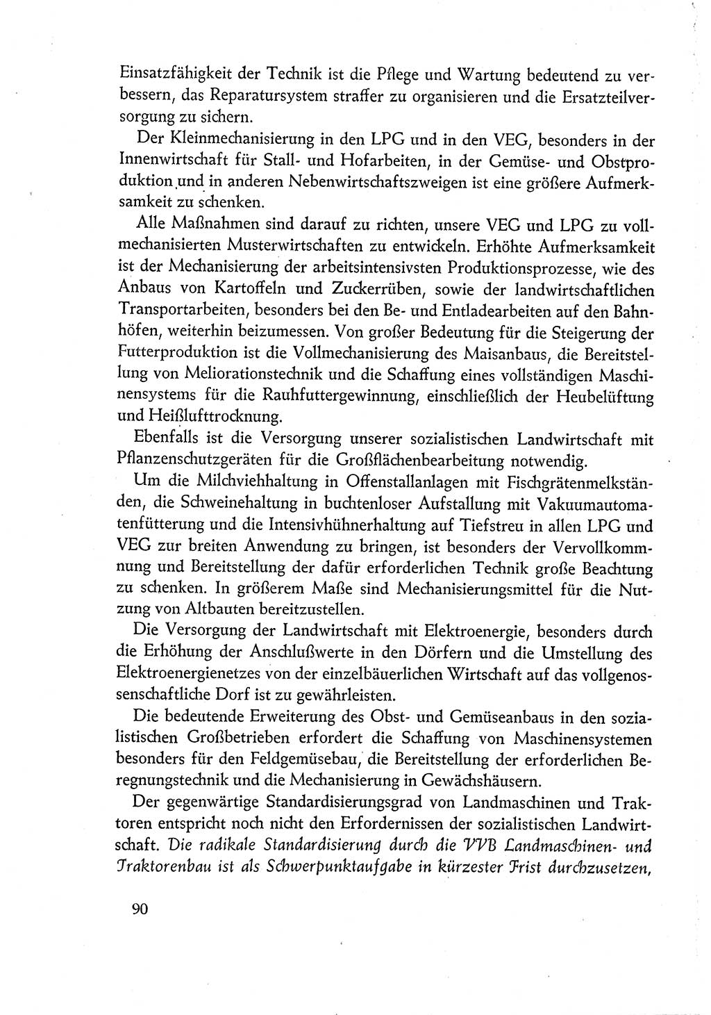 Dokumente der Sozialistischen Einheitspartei Deutschlands (SED) [Deutsche Demokratische Republik (DDR)] 1960-1961, Seite 90 (Dok. SED DDR 1960-1961, S. 90)