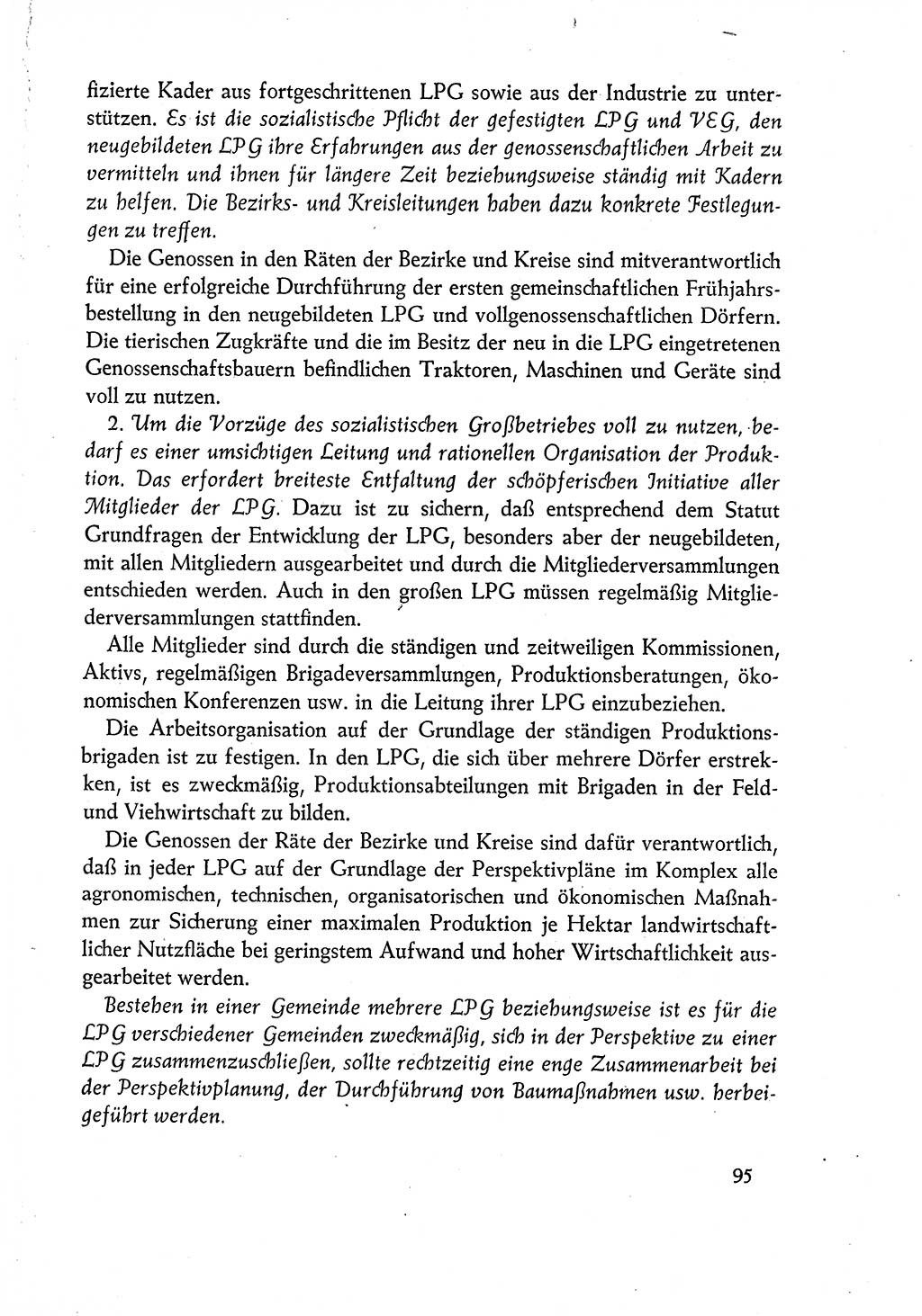 Dokumente der Sozialistischen Einheitspartei Deutschlands (SED) [Deutsche Demokratische Republik (DDR)] 1960-1961, Seite 95 (Dok. SED DDR 1960-1961, S. 95)