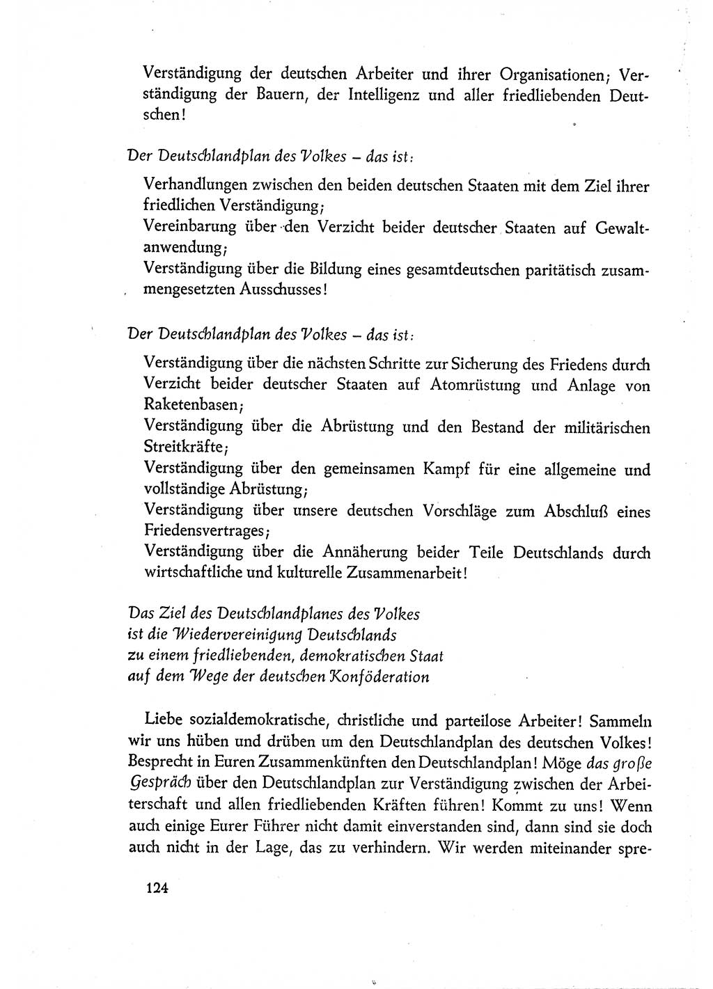 Dokumente der Sozialistischen Einheitspartei Deutschlands (SED) [Deutsche Demokratische Republik (DDR)] 1960-1961, Seite 124 (Dok. SED DDR 1960-1961, S. 124)
