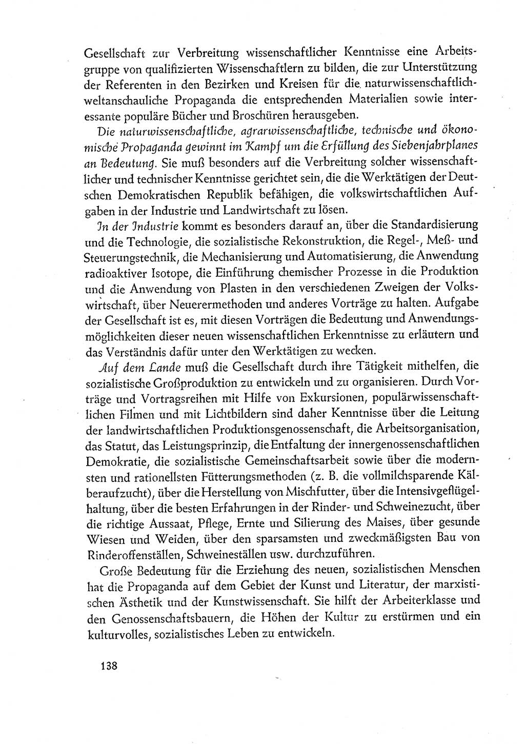 Dokumente der Sozialistischen Einheitspartei Deutschlands (SED) [Deutsche Demokratische Republik (DDR)] 1960-1961, Seite 138 (Dok. SED DDR 1960-1961, S. 138)