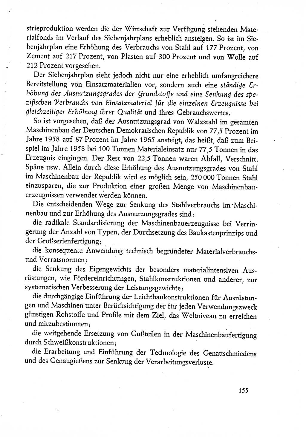 Dokumente der Sozialistischen Einheitspartei Deutschlands (SED) [Deutsche Demokratische Republik (DDR)] 1960-1961, Seite 155 (Dok. SED DDR 1960-1961, S. 155)