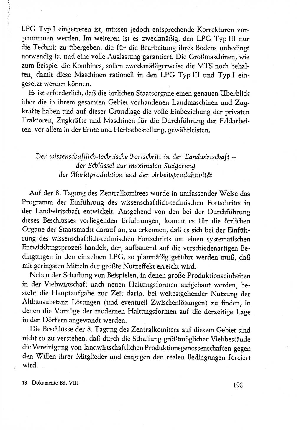 Dokumente der Sozialistischen Einheitspartei Deutschlands (SED) [Deutsche Demokratische Republik (DDR)] 1960-1961, Seite 193 (Dok. SED DDR 1960-1961, S. 193)