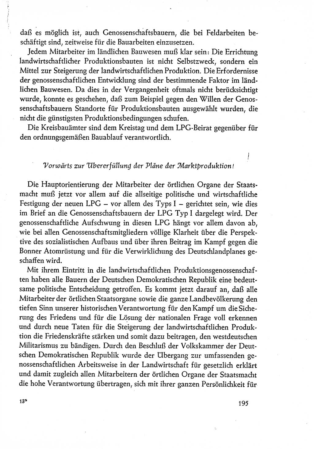 Dokumente der Sozialistischen Einheitspartei Deutschlands (SED) [Deutsche Demokratische Republik (DDR)] 1960-1961, Seite 195 (Dok. SED DDR 1960-1961, S. 195)