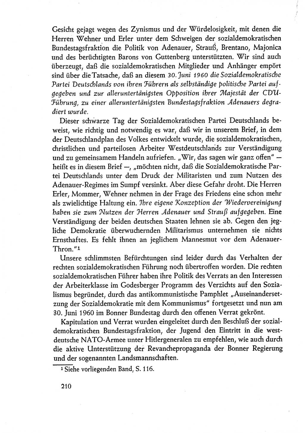 Dokumente der Sozialistischen Einheitspartei Deutschlands (SED) [Deutsche Demokratische Republik (DDR)] 1960-1961, Seite 210 (Dok. SED DDR 1960-1961, S. 210)