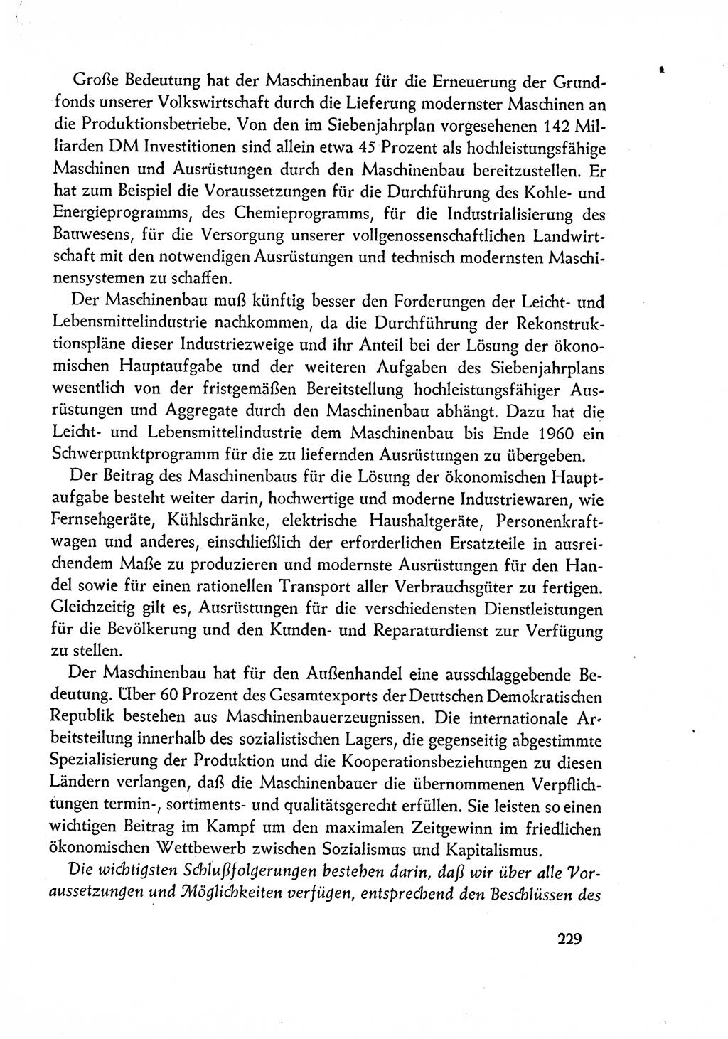 Dokumente der Sozialistischen Einheitspartei Deutschlands (SED) [Deutsche Demokratische Republik (DDR)] 1960-1961, Seite 229 (Dok. SED DDR 1960-1961, S. 229)