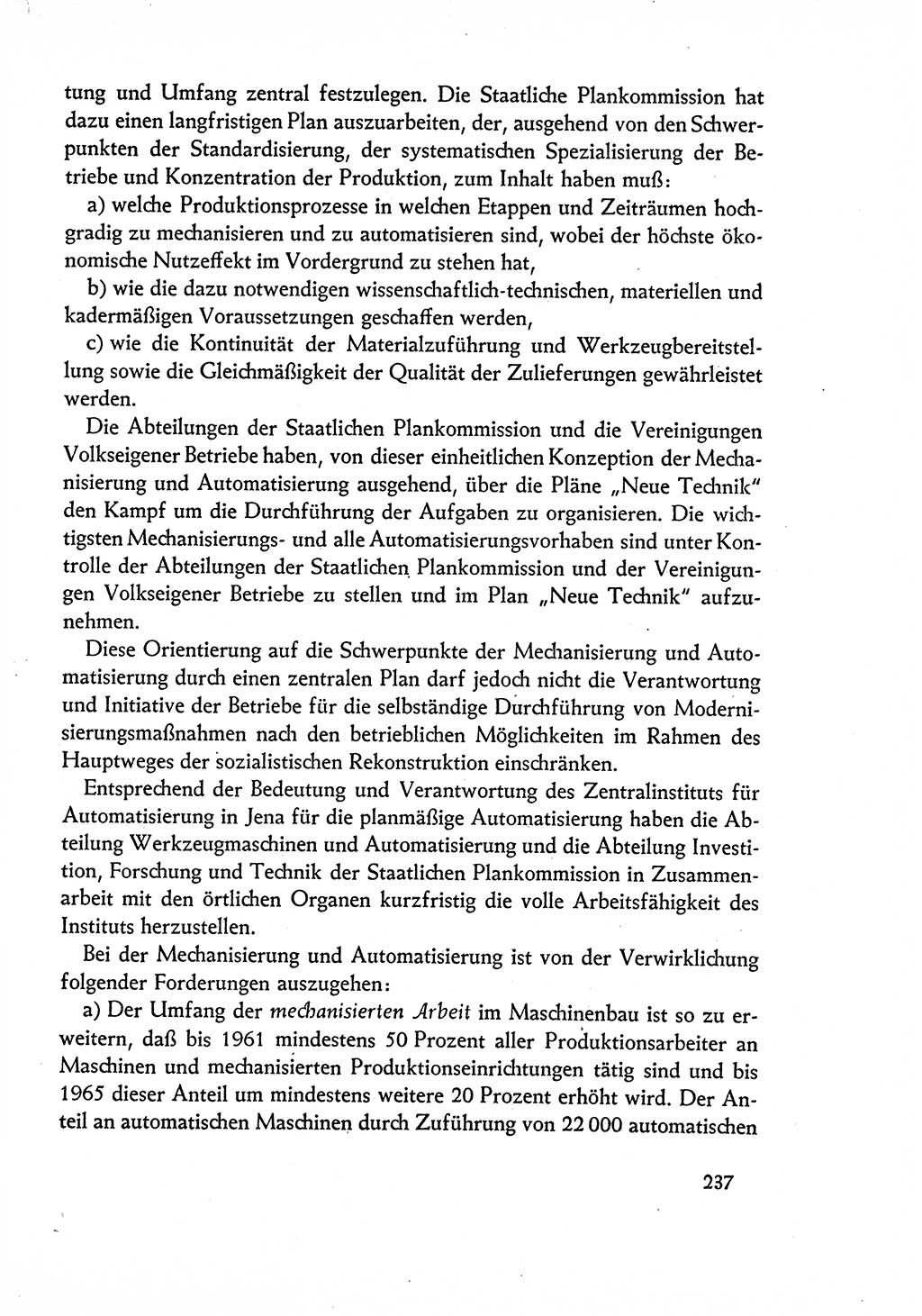 Dokumente der Sozialistischen Einheitspartei Deutschlands (SED) [Deutsche Demokratische Republik (DDR)] 1960-1961, Seite 237 (Dok. SED DDR 1960-1961, S. 237)