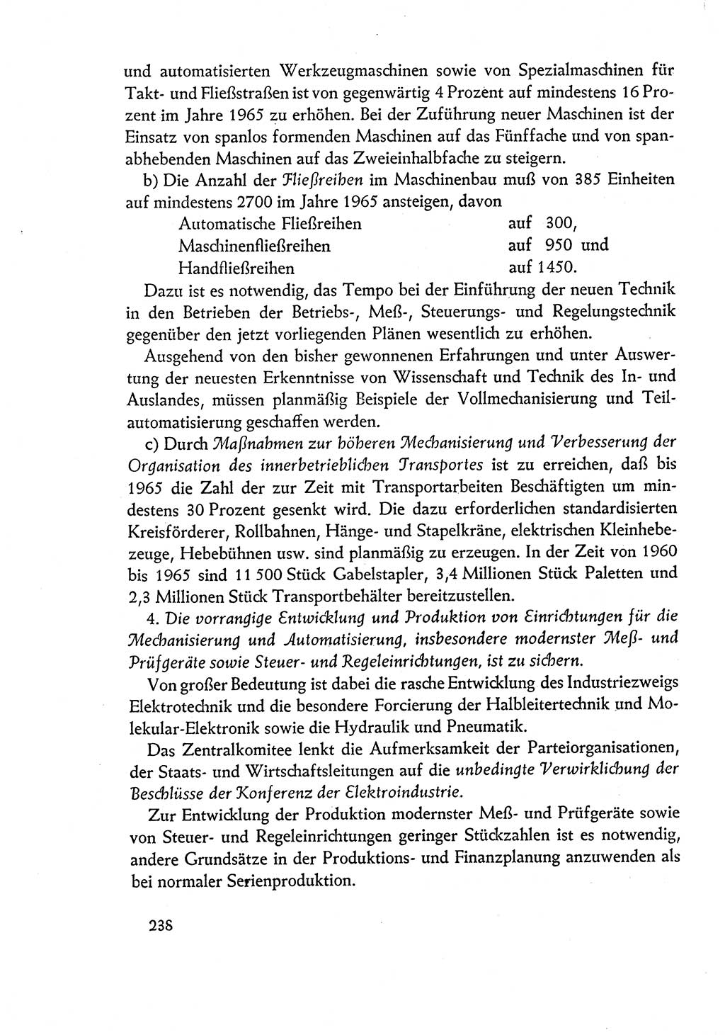 Dokumente der Sozialistischen Einheitspartei Deutschlands (SED) [Deutsche Demokratische Republik (DDR)] 1960-1961, Seite 238 (Dok. SED DDR 1960-1961, S. 238)