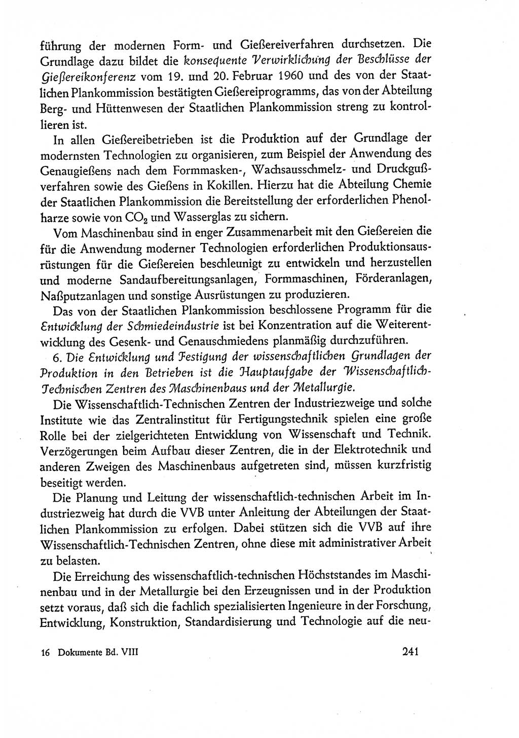 Dokumente der Sozialistischen Einheitspartei Deutschlands (SED) [Deutsche Demokratische Republik (DDR)] 1960-1961, Seite 241 (Dok. SED DDR 1960-1961, S. 241)