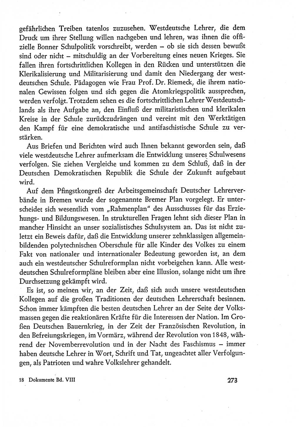 Dokumente der Sozialistischen Einheitspartei Deutschlands (SED) [Deutsche Demokratische Republik (DDR)] 1960-1961, Seite 273 (Dok. SED DDR 1960-1961, S. 273)