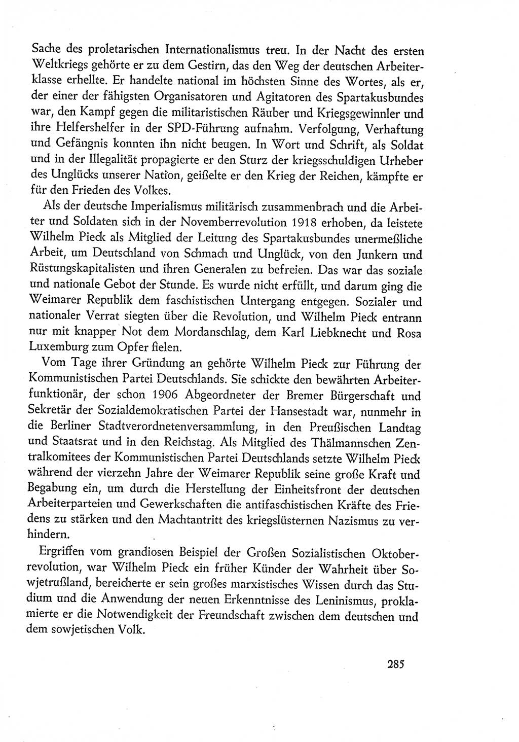 Dokumente der Sozialistischen Einheitspartei Deutschlands (SED) [Deutsche Demokratische Republik (DDR)] 1960-1961, Seite 285 (Dok. SED DDR 1960-1961, S. 285)