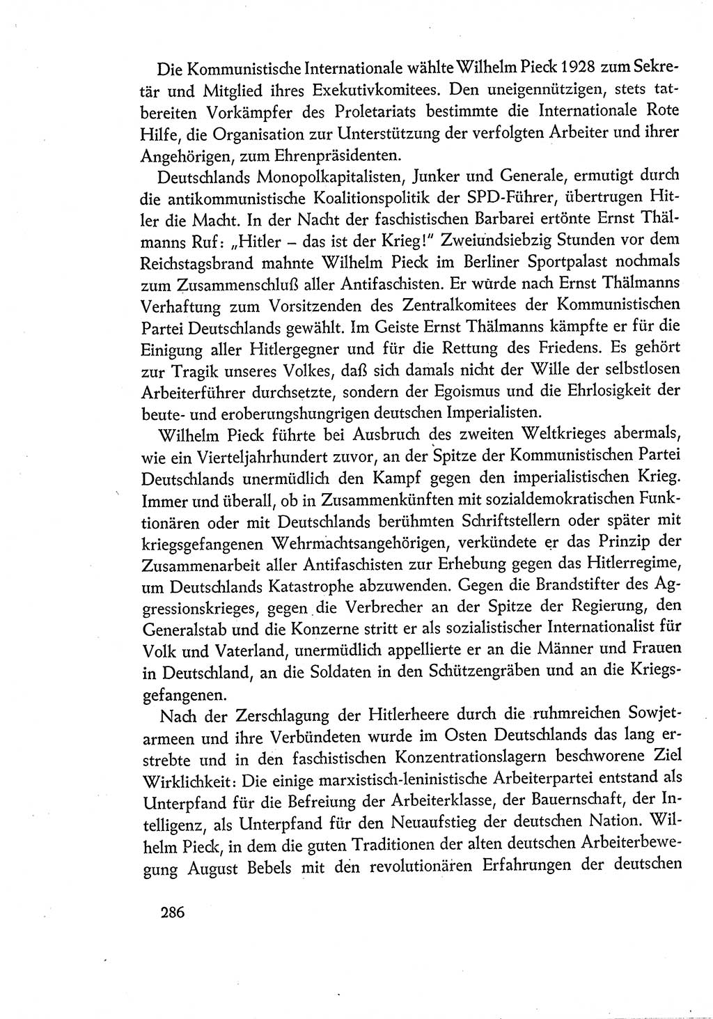 Dokumente der Sozialistischen Einheitspartei Deutschlands (SED) [Deutsche Demokratische Republik (DDR)] 1960-1961, Seite 286 (Dok. SED DDR 1960-1961, S. 286)