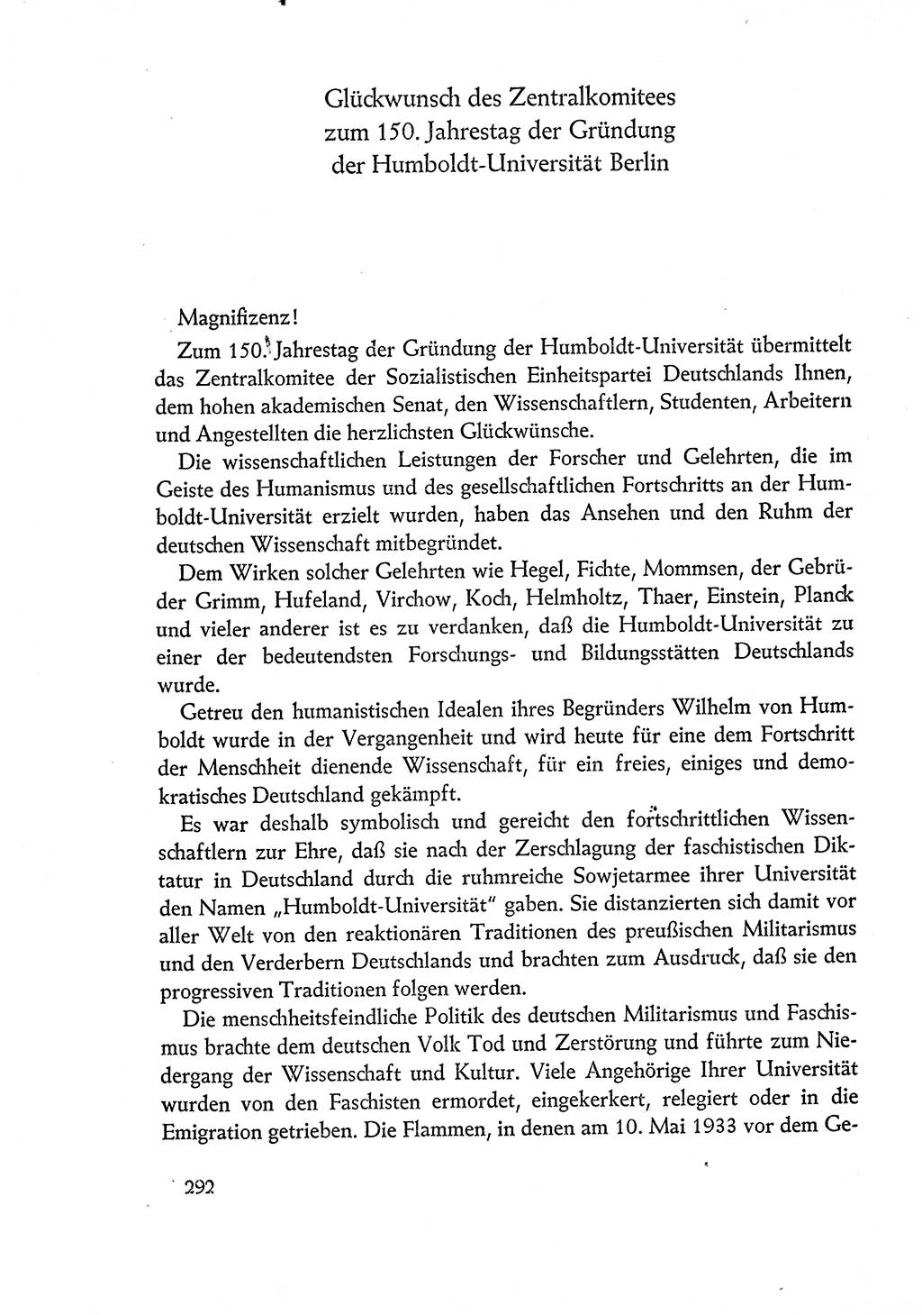 Dokumente der Sozialistischen Einheitspartei Deutschlands (SED) [Deutsche Demokratische Republik (DDR)] 1960-1961, Seite 292 (Dok. SED DDR 1960-1961, S. 292)