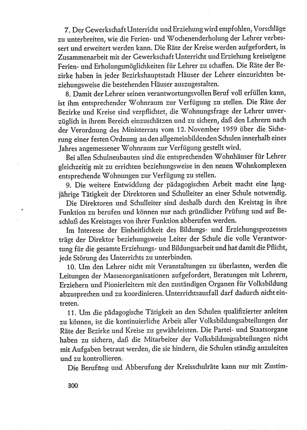 Dokumente der Sozialistischen Einheitspartei Deutschlands (SED) [Deutsche Demokratische Republik (DDR)] 1960-1961, Seite 300 (Dok. SED DDR 1960-1961, S. 300)