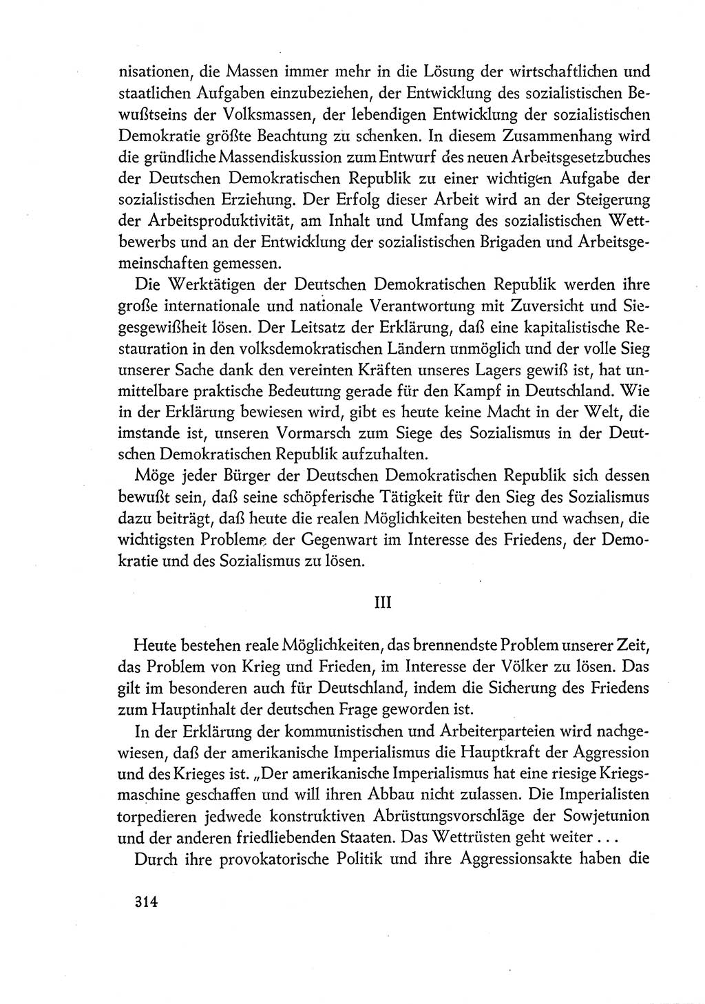 Dokumente der Sozialistischen Einheitspartei Deutschlands (SED) [Deutsche Demokratische Republik (DDR)] 1960-1961, Seite 314 (Dok. SED DDR 1960-1961, S. 314)