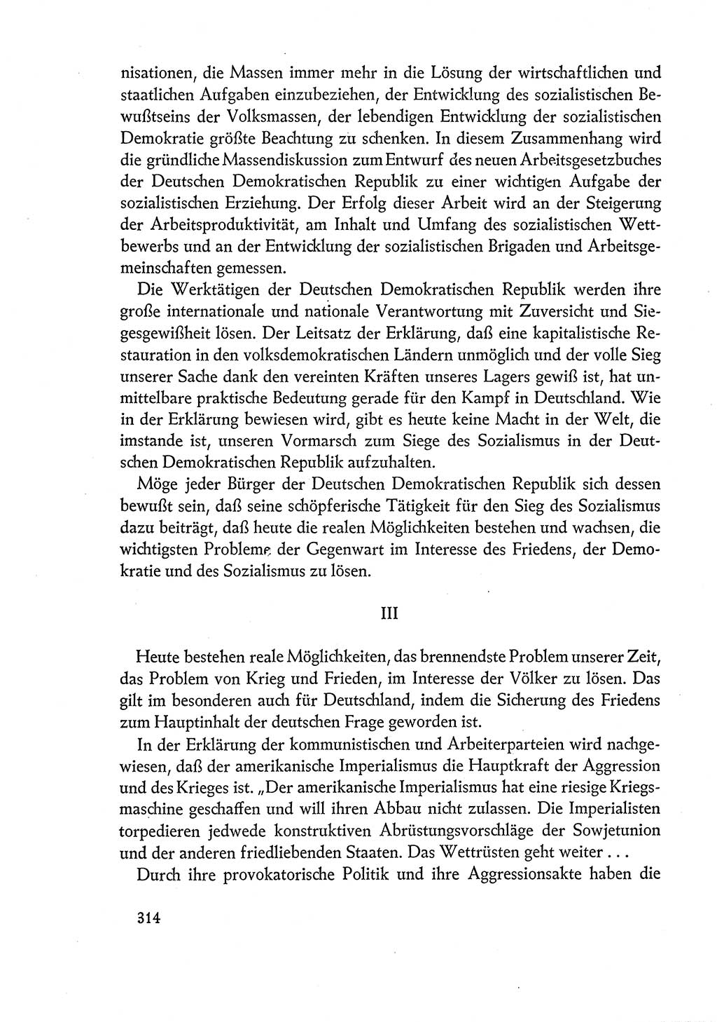 Dokumente der Sozialistischen Einheitspartei Deutschlands (SED) [Deutsche Demokratische Republik (DDR)] 1960-1961, Seite 314 (Dok. SED DDR 1960-1961, S. 314)