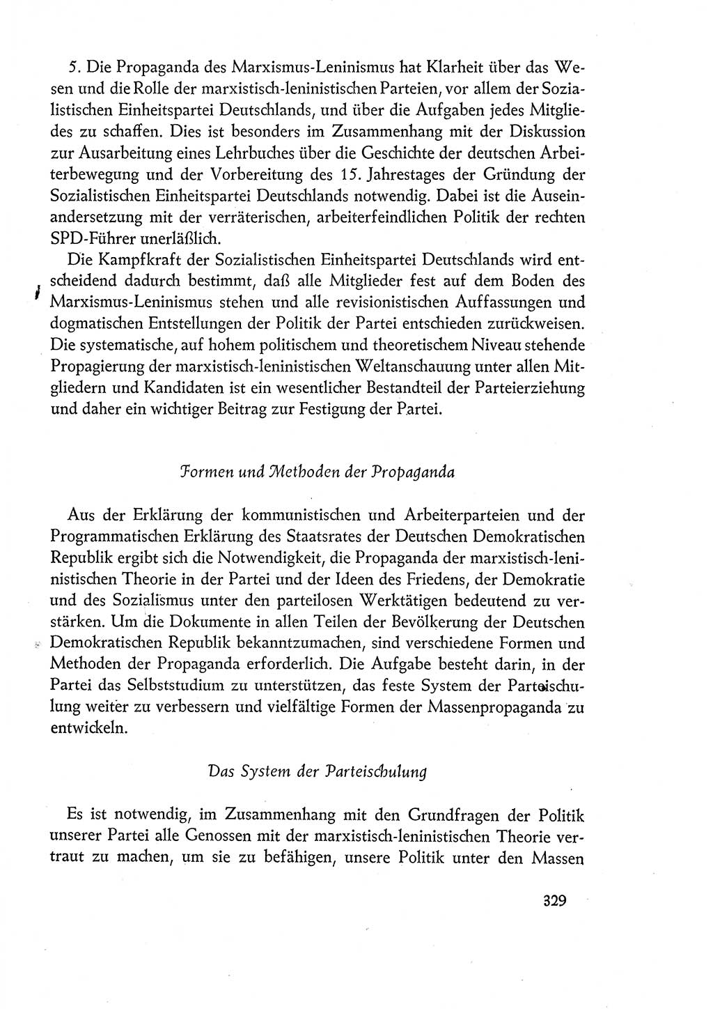 Dokumente der Sozialistischen Einheitspartei Deutschlands (SED) [Deutsche Demokratische Republik (DDR)] 1960-1961, Seite 329 (Dok. SED DDR 1960-1961, S. 329)