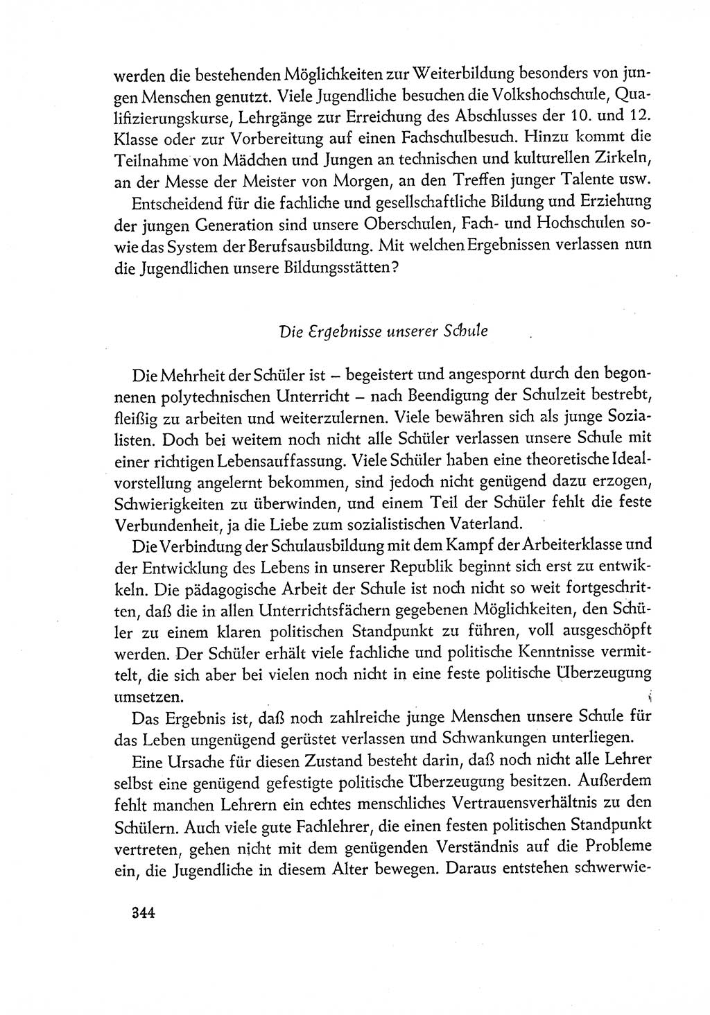 Dokumente der Sozialistischen Einheitspartei Deutschlands (SED) [Deutsche Demokratische Republik (DDR)] 1960-1961, Seite 344 (Dok. SED DDR 1960-1961, S. 344)
