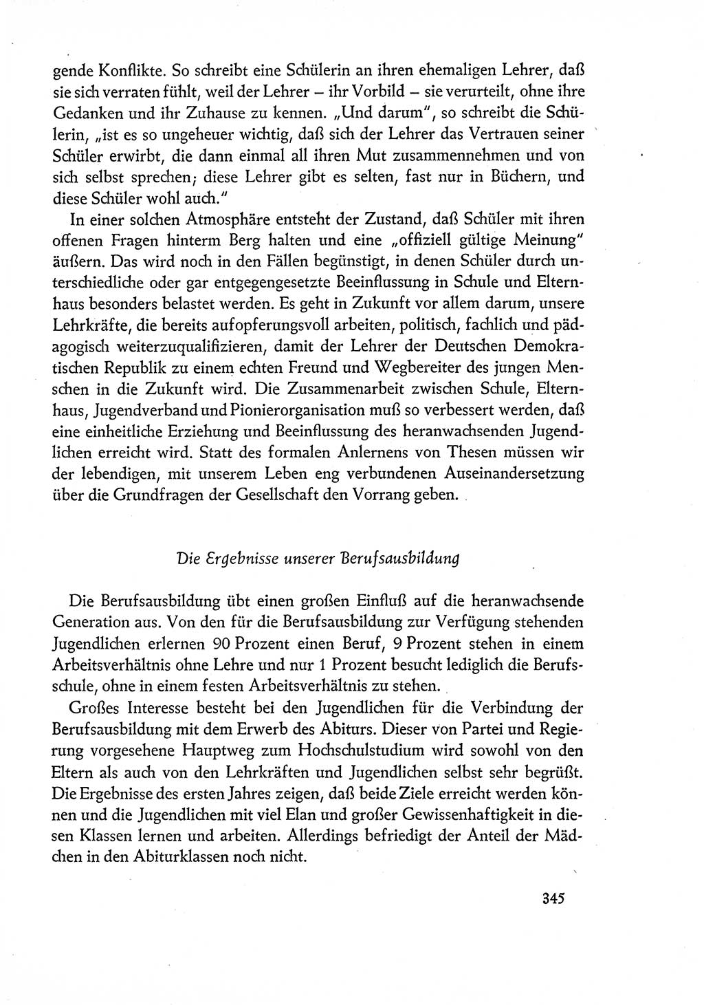 Dokumente der Sozialistischen Einheitspartei Deutschlands (SED) [Deutsche Demokratische Republik (DDR)] 1960-1961, Seite 345 (Dok. SED DDR 1960-1961, S. 345)