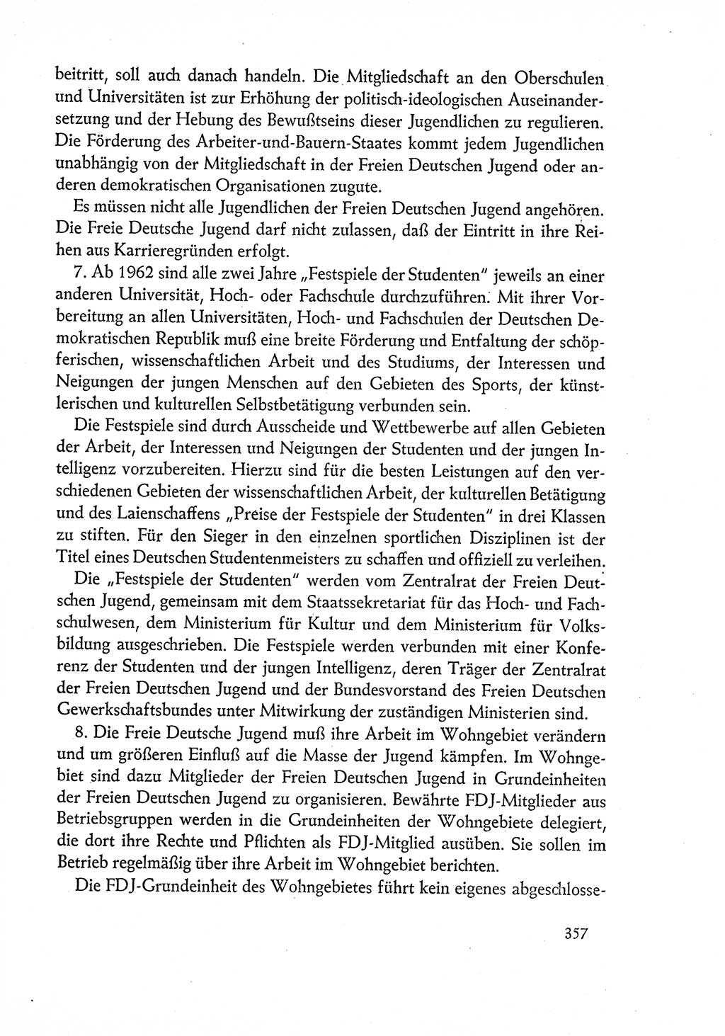 Dokumente der Sozialistischen Einheitspartei Deutschlands (SED) [Deutsche Demokratische Republik (DDR)] 1960-1961, Seite 357 (Dok. SED DDR 1960-1961, S. 357)