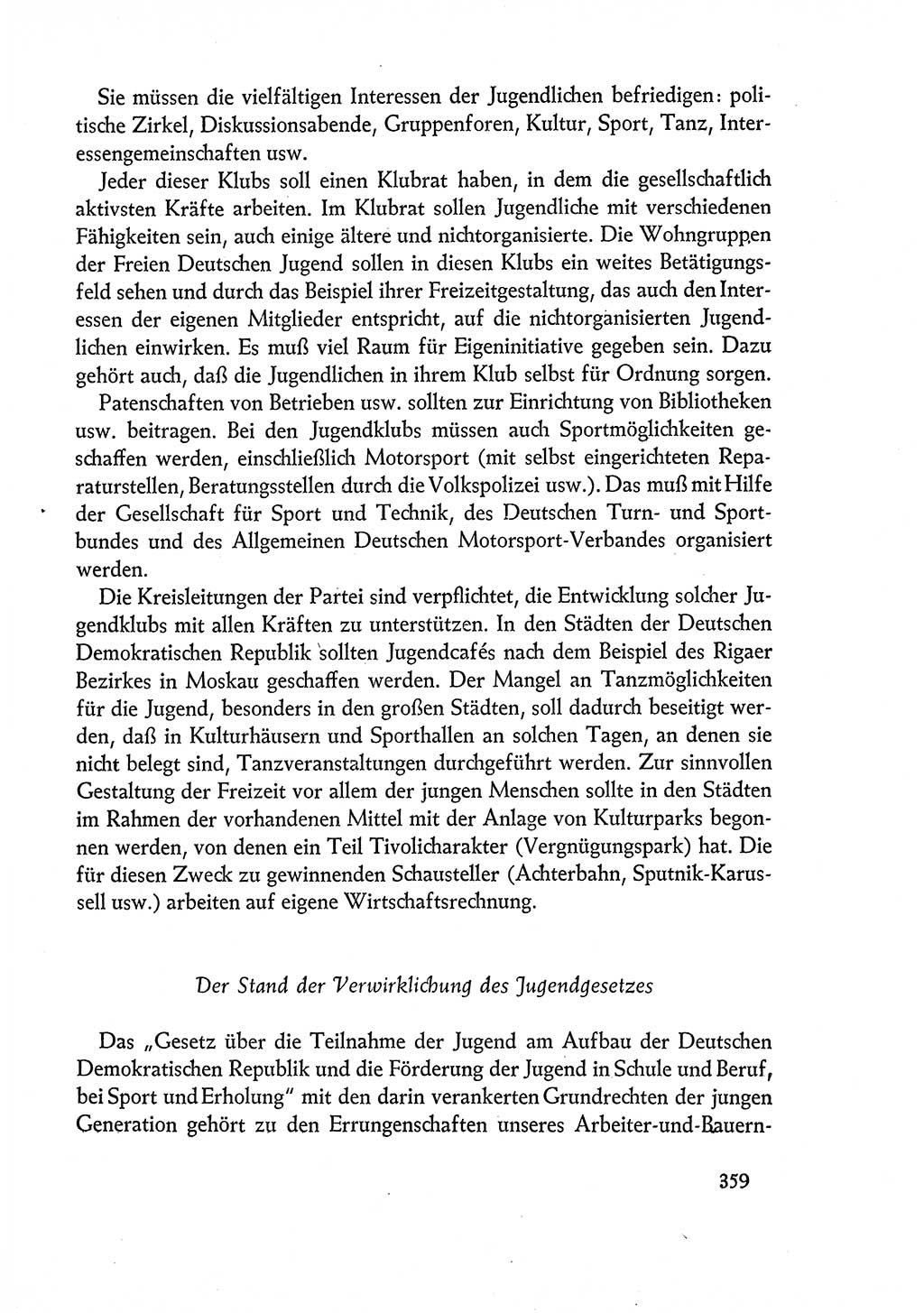 Dokumente der Sozialistischen Einheitspartei Deutschlands (SED) [Deutsche Demokratische Republik (DDR)] 1960-1961, Seite 359 (Dok. SED DDR 1960-1961, S. 359)