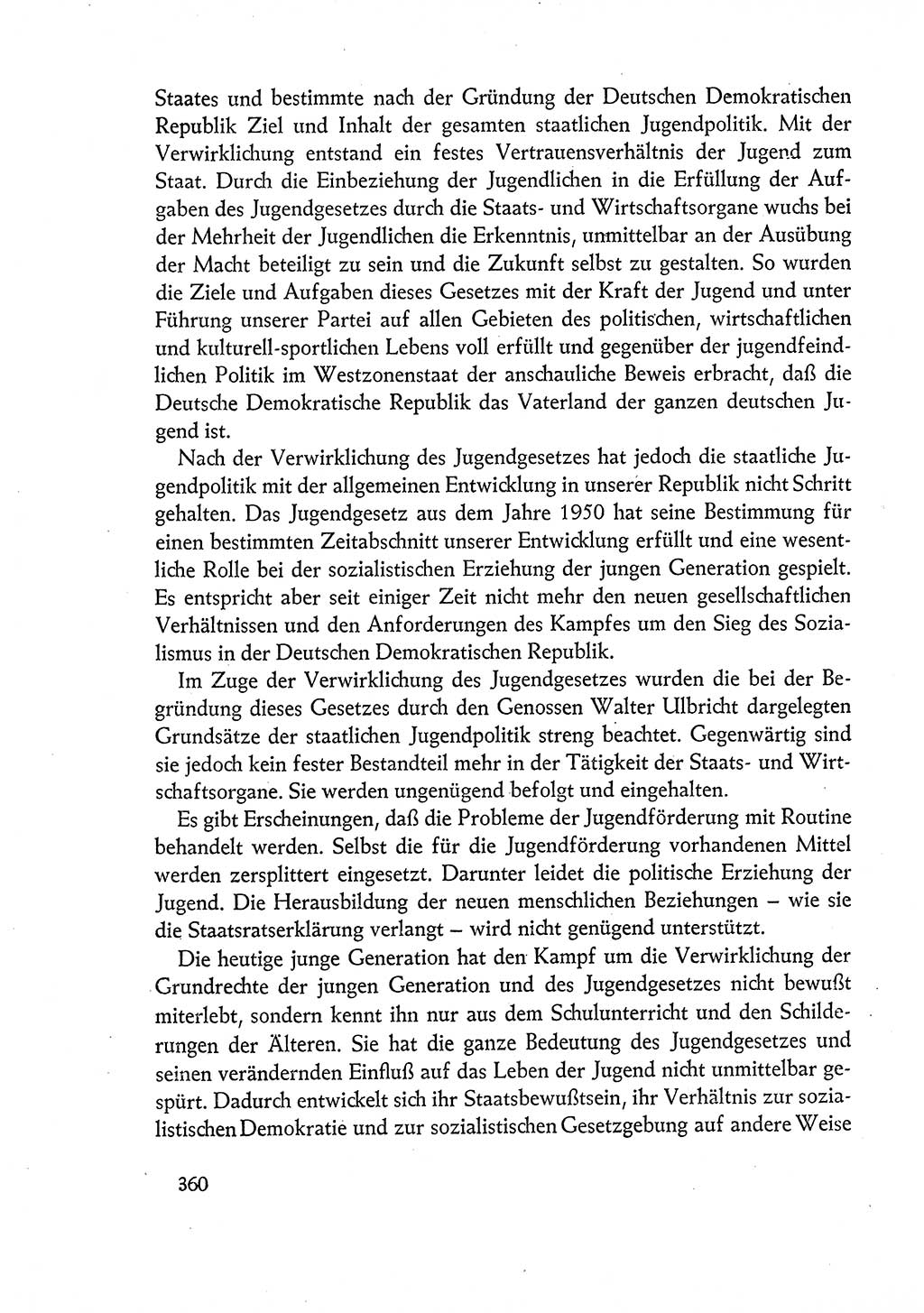 Dokumente der Sozialistischen Einheitspartei Deutschlands (SED) [Deutsche Demokratische Republik (DDR)] 1960-1961, Seite 360 (Dok. SED DDR 1960-1961, S. 360)