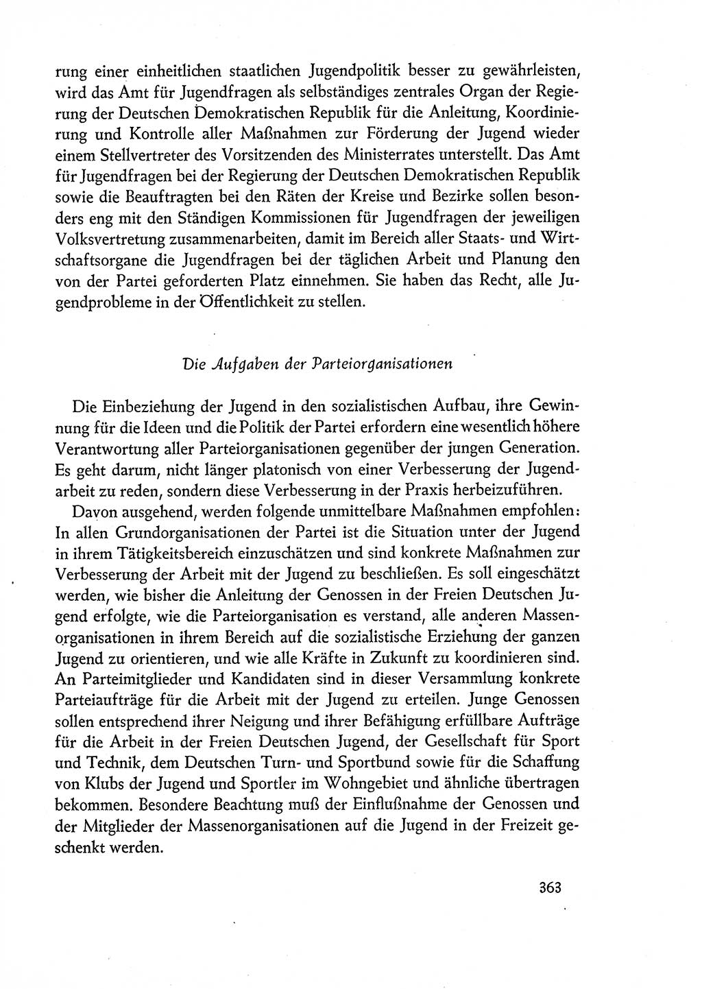 Dokumente der Sozialistischen Einheitspartei Deutschlands (SED) [Deutsche Demokratische Republik (DDR)] 1960-1961, Seite 363 (Dok. SED DDR 1960-1961, S. 363)