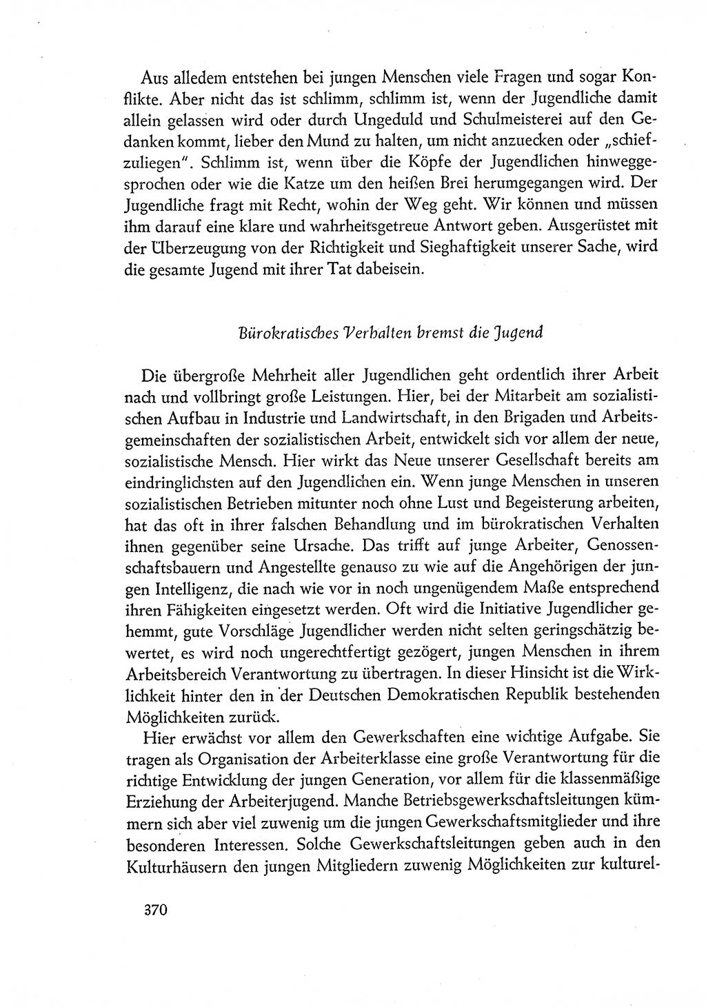 Dokumente der Sozialistischen Einheitspartei Deutschlands (SED) [Deutsche Demokratische Republik (DDR)] 1960-1961, Seite 370 (Dok. SED DDR 1960-1961, S. 370)