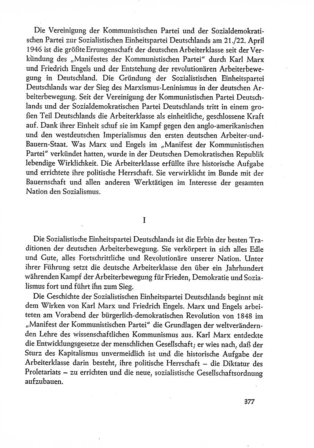 Dokumente der Sozialistischen Einheitspartei Deutschlands (SED) [Deutsche Demokratische Republik (DDR)] 1960-1961, Seite 377 (Dok. SED DDR 1960-1961, S. 377)