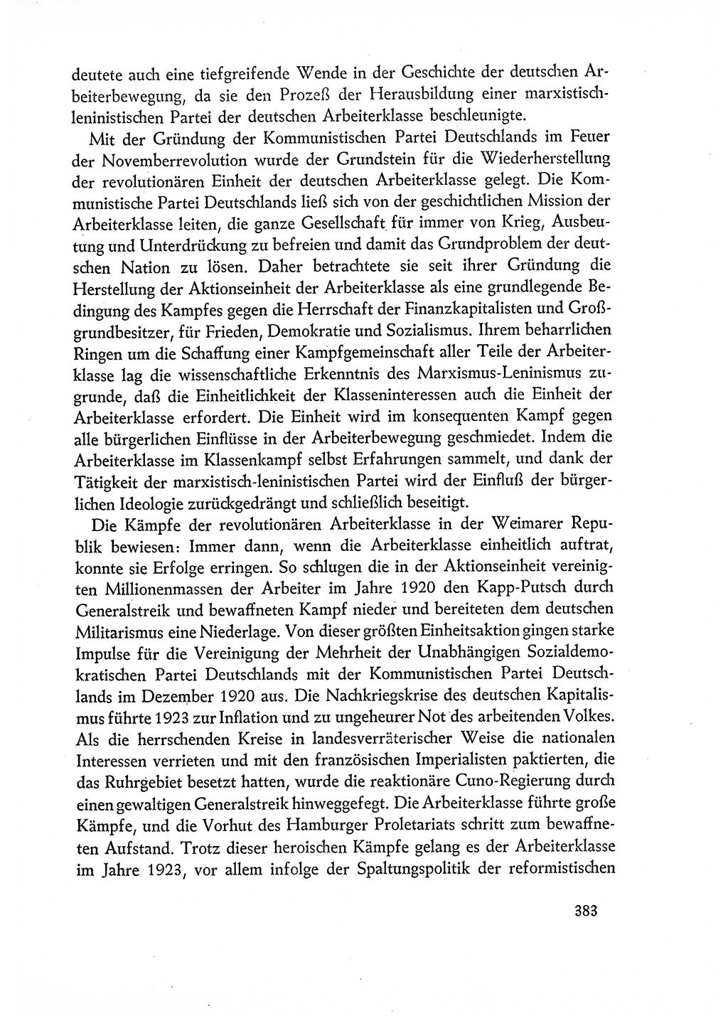 Dokumente der Sozialistischen Einheitspartei Deutschlands (SED) [Deutsche Demokratische Republik (DDR)] 1960-1961, Seite 383 (Dok. SED DDR 1960-1961, S. 383)