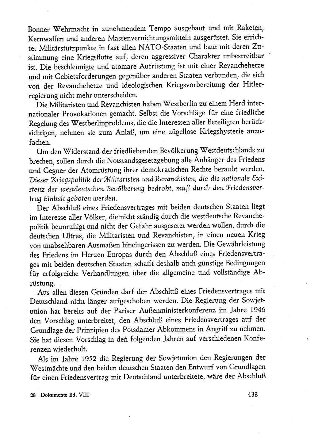 Dokumente der Sozialistischen Einheitspartei Deutschlands (SED) [Deutsche Demokratische Republik (DDR)] 1960-1961, Seite 433 (Dok. SED DDR 1960-1961, S. 433)