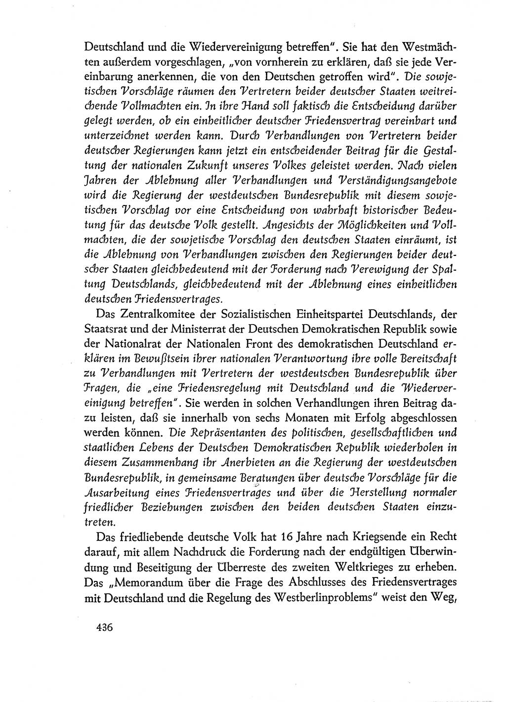 Dokumente der Sozialistischen Einheitspartei Deutschlands (SED) [Deutsche Demokratische Republik (DDR)] 1960-1961, Seite 436 (Dok. SED DDR 1960-1961, S. 436)