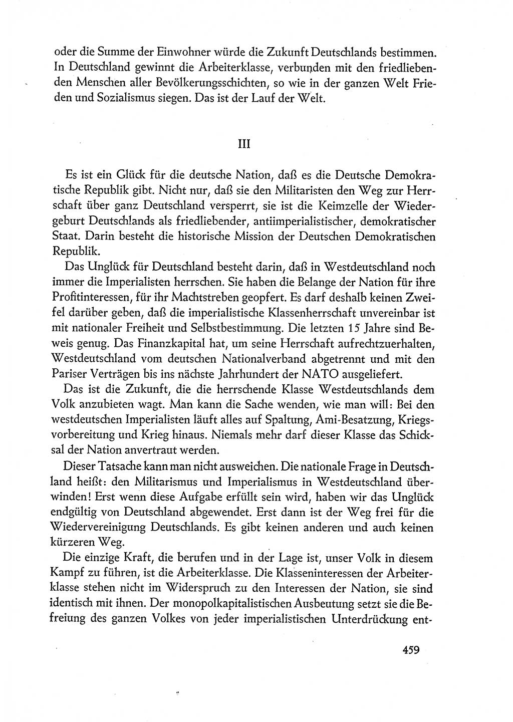 Dokumente der Sozialistischen Einheitspartei Deutschlands (SED) [Deutsche Demokratische Republik (DDR)] 1960-1961, Seite 459 (Dok. SED DDR 1960-1961, S. 459)