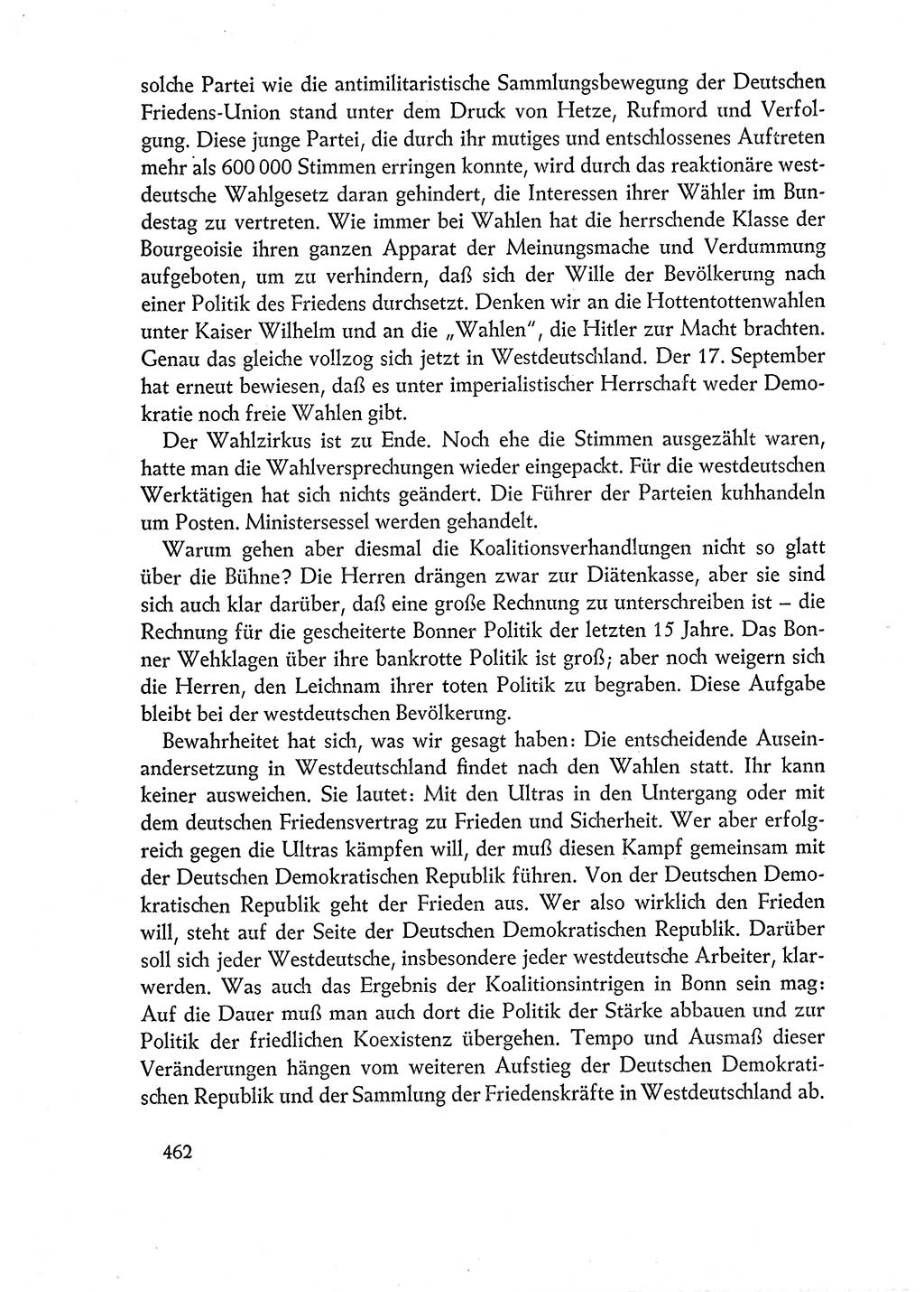 Dokumente der Sozialistischen Einheitspartei Deutschlands (SED) [Deutsche Demokratische Republik (DDR)] 1960-1961, Seite 462 (Dok. SED DDR 1960-1961, S. 462)