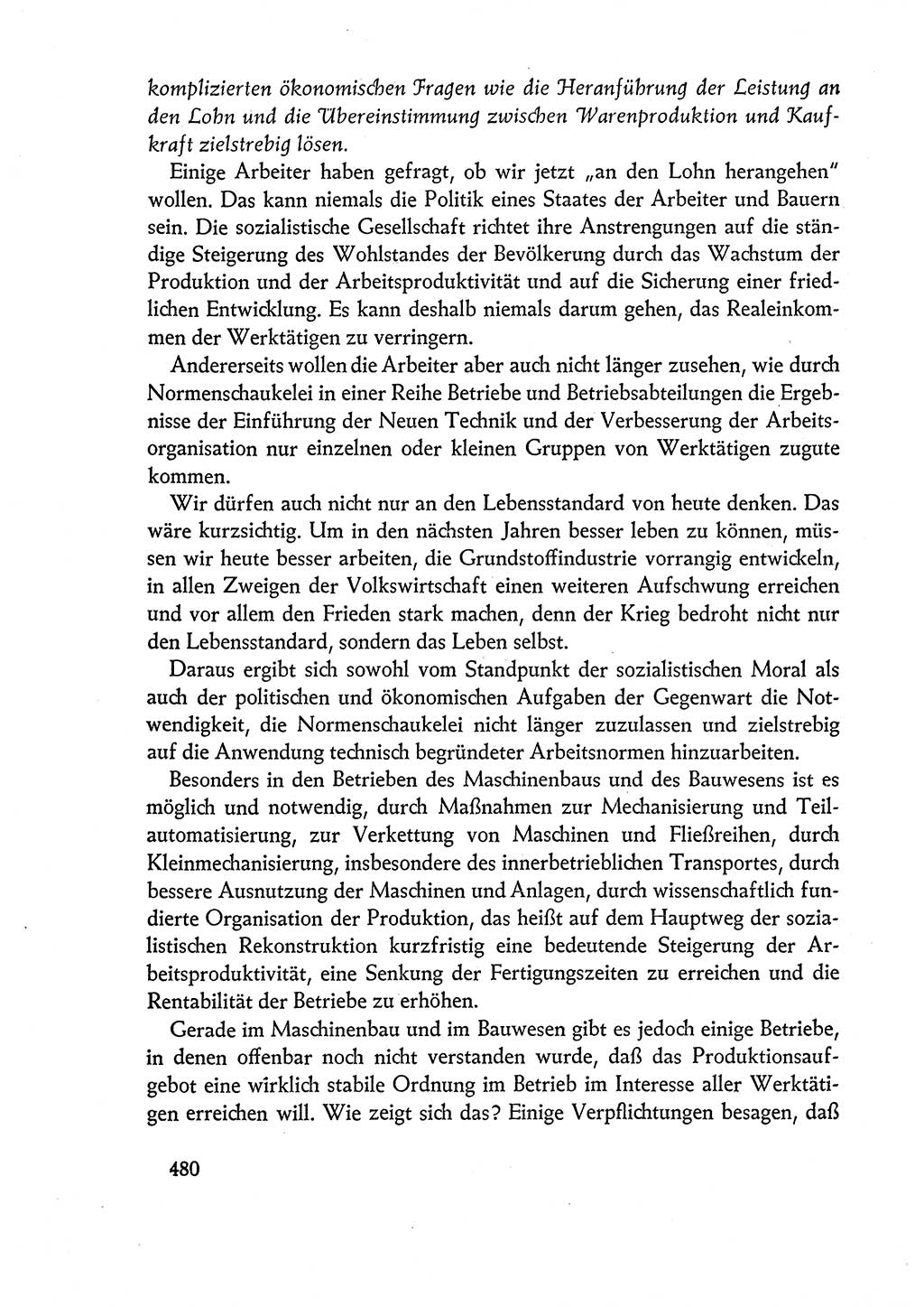 Dokumente der Sozialistischen Einheitspartei Deutschlands (SED) [Deutsche Demokratische Republik (DDR)] 1960-1961, Seite 480 (Dok. SED DDR 1960-1961, S. 480)