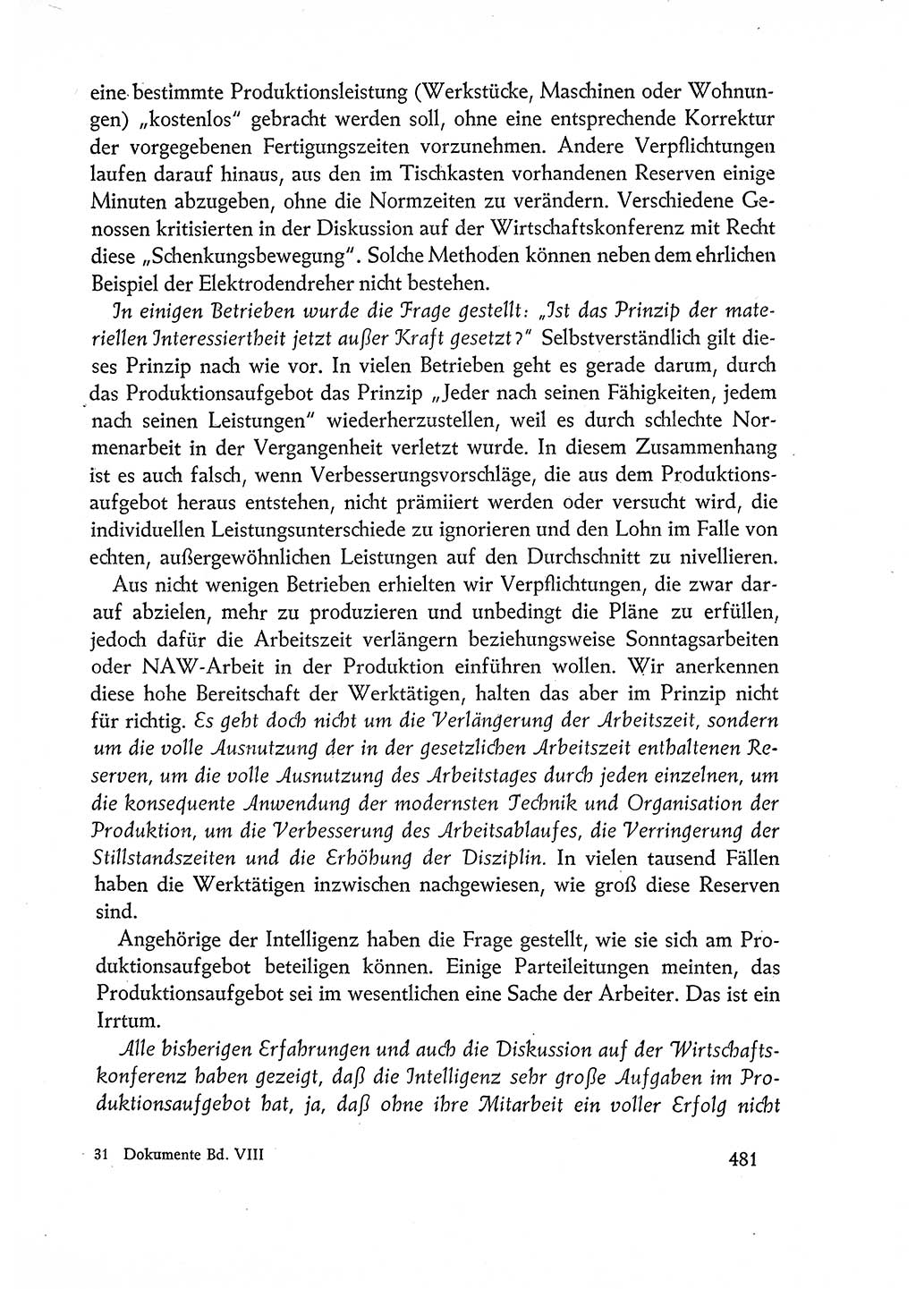 Dokumente der Sozialistischen Einheitspartei Deutschlands (SED) [Deutsche Demokratische Republik (DDR)] 1960-1961, Seite 481 (Dok. SED DDR 1960-1961, S. 481)